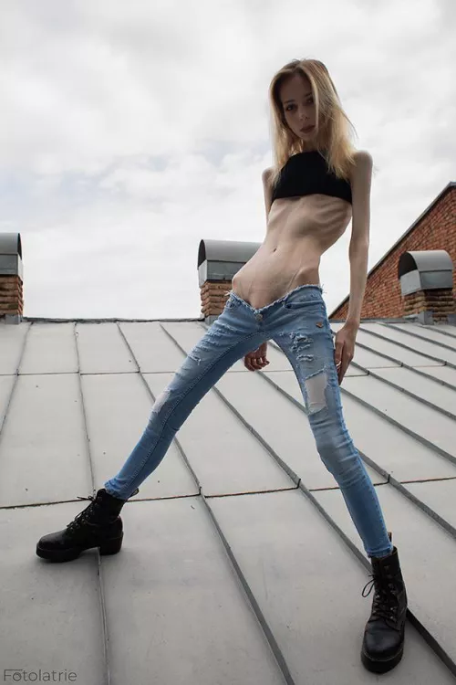 Amber at our rooftop shooting by lowrise_style