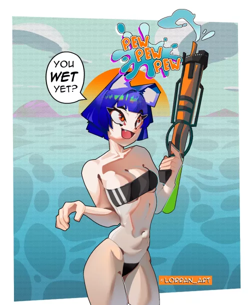 Beach episode! (commission open) [OC] by l_rran