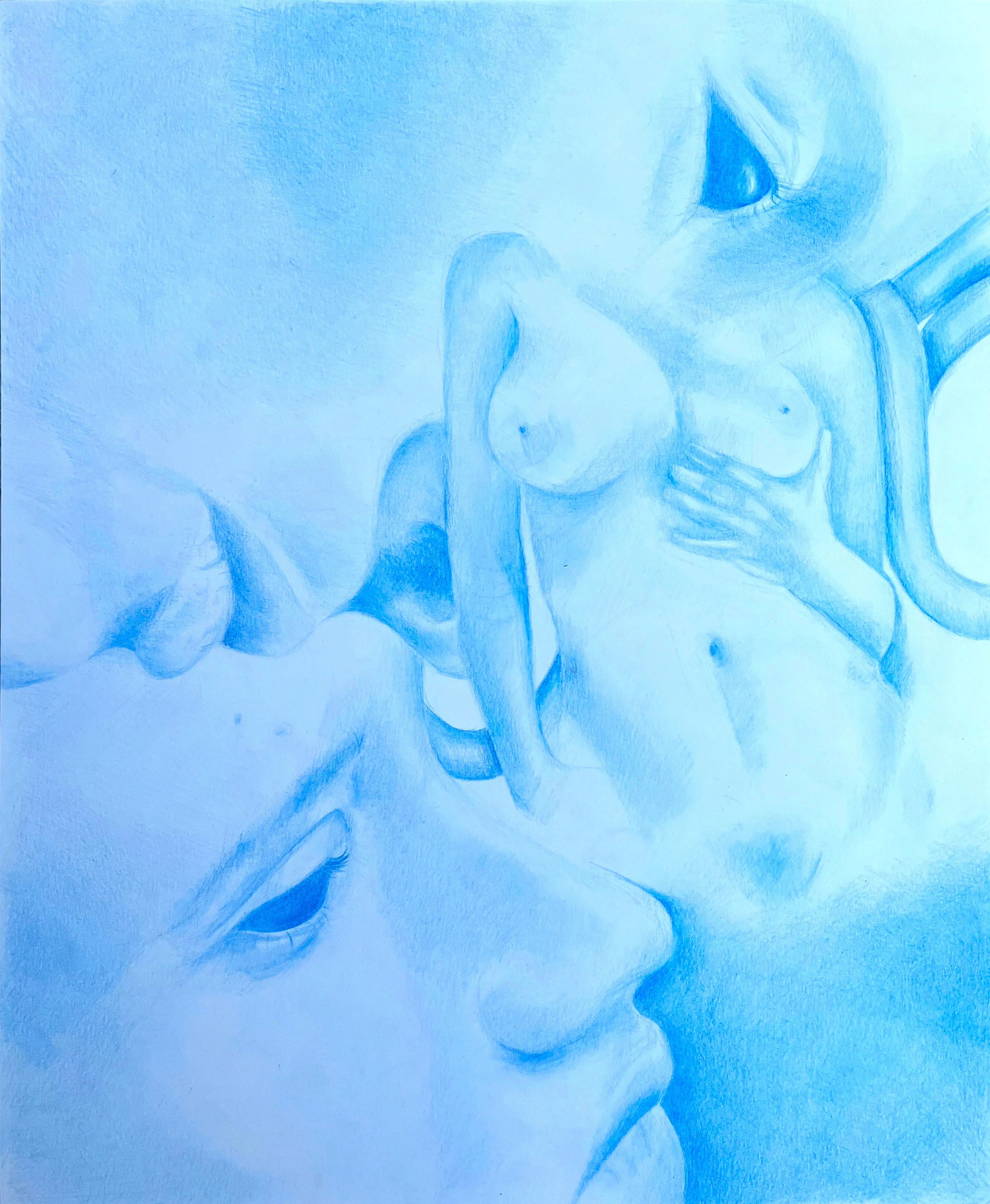 Crush, me (NAJAI), pencil, 2023 posted by Naneepdf