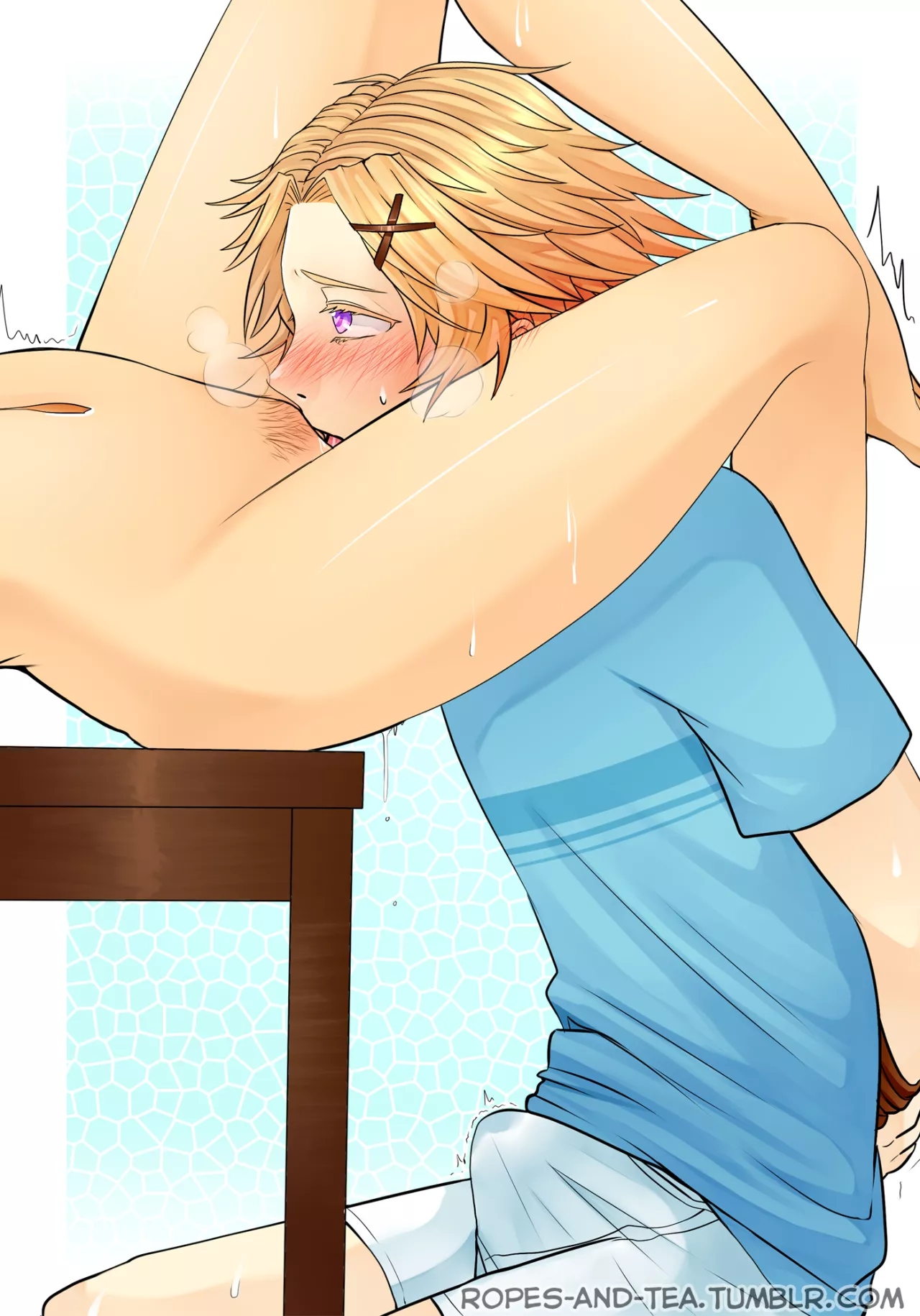 Eating up like a good boy posted by SoManyCookies