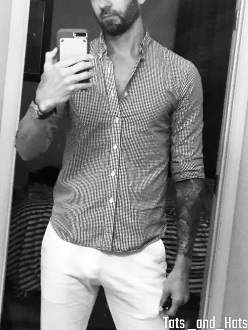 I wear clothes sometimes too ya know… by tats_and_hats