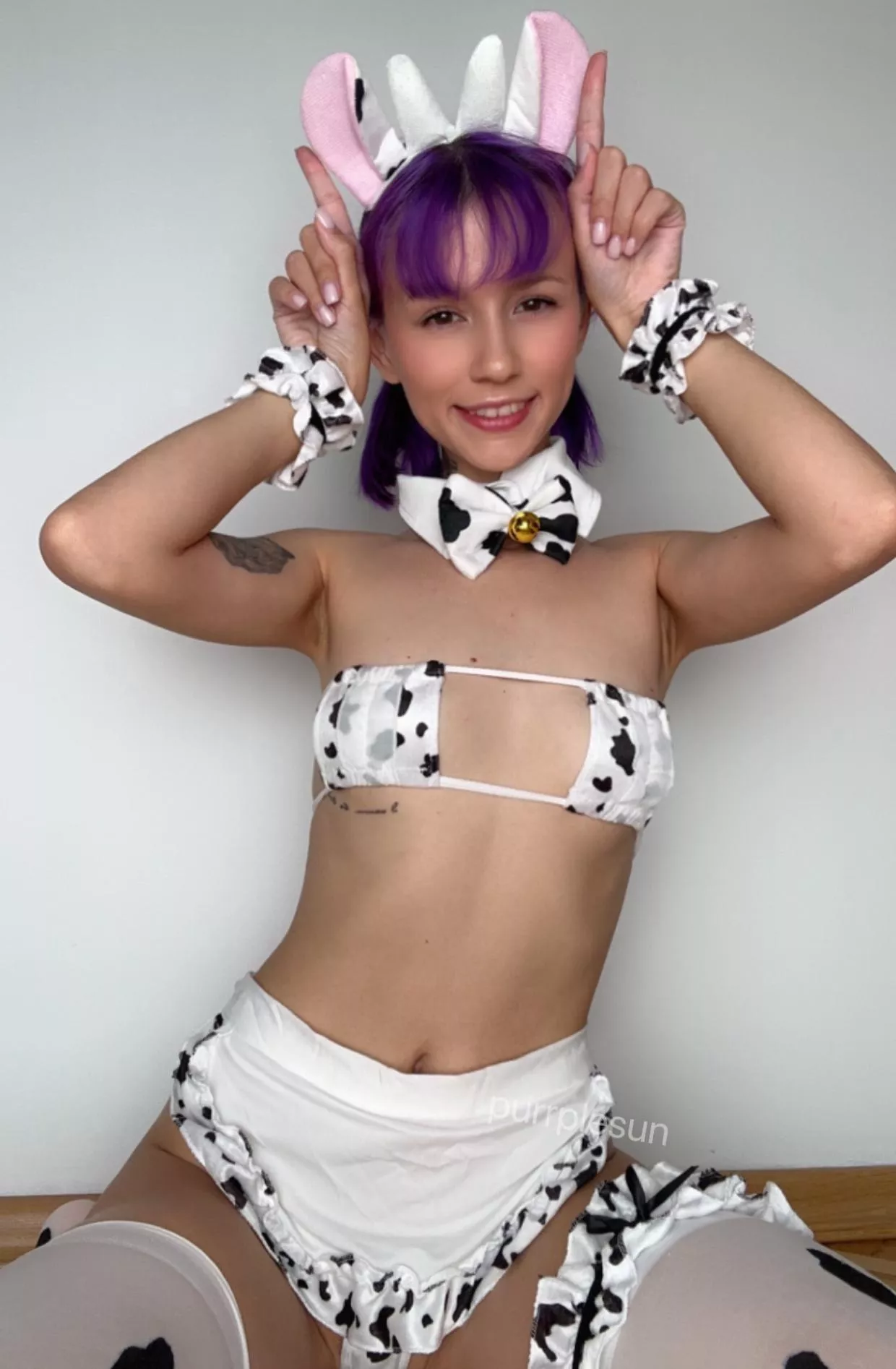 I'm a little funny cow posted by purrplesun