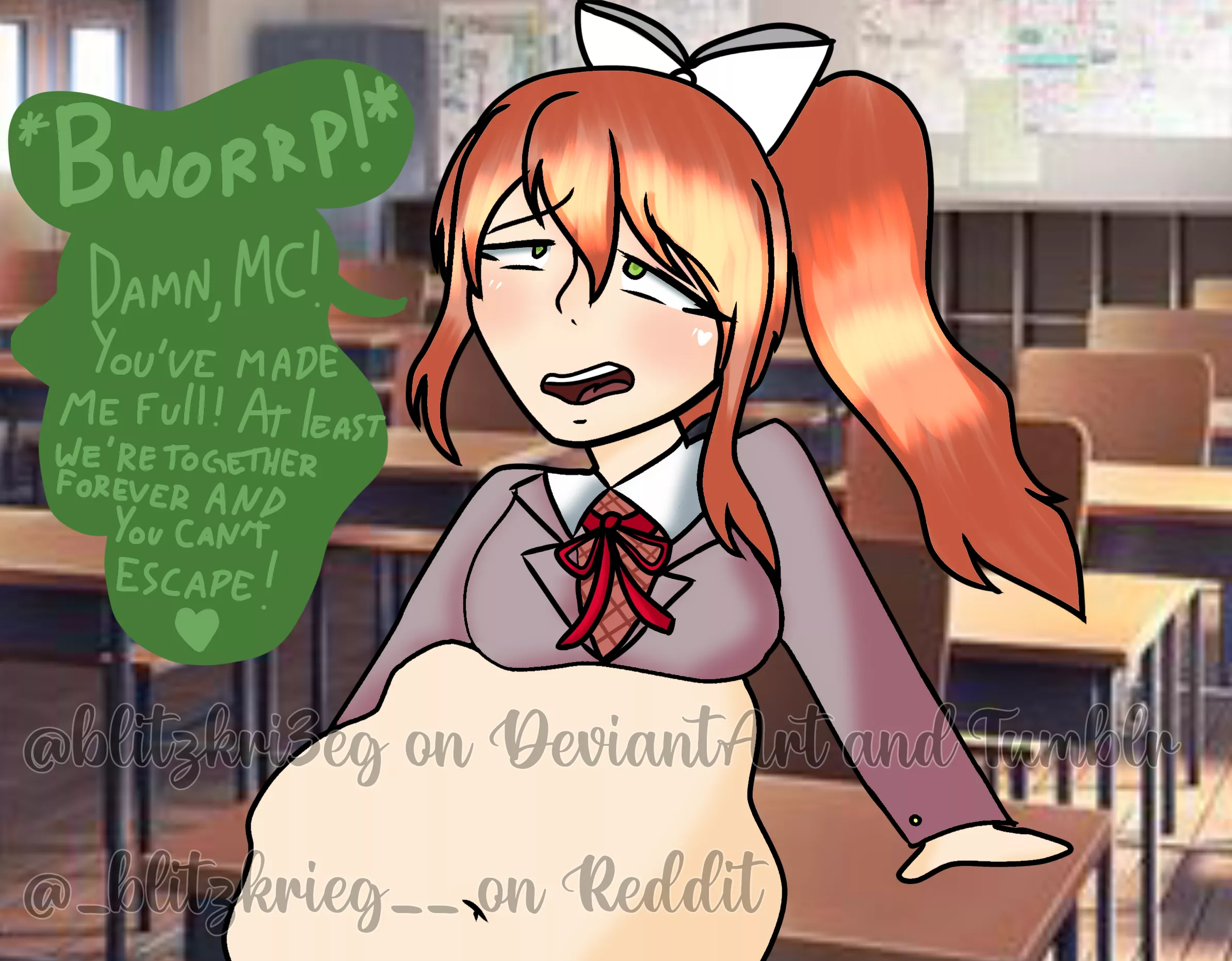 {image} MC tried to escape... But it went veeery wrong! ♡ posted by _Blitzkrieg__