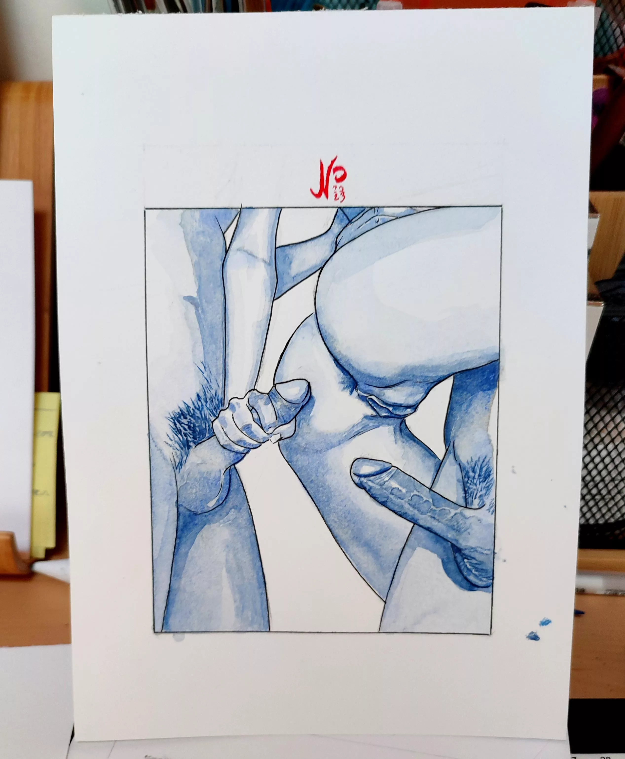 Let' double the fun, watercolor by me posted by Nikkko2345