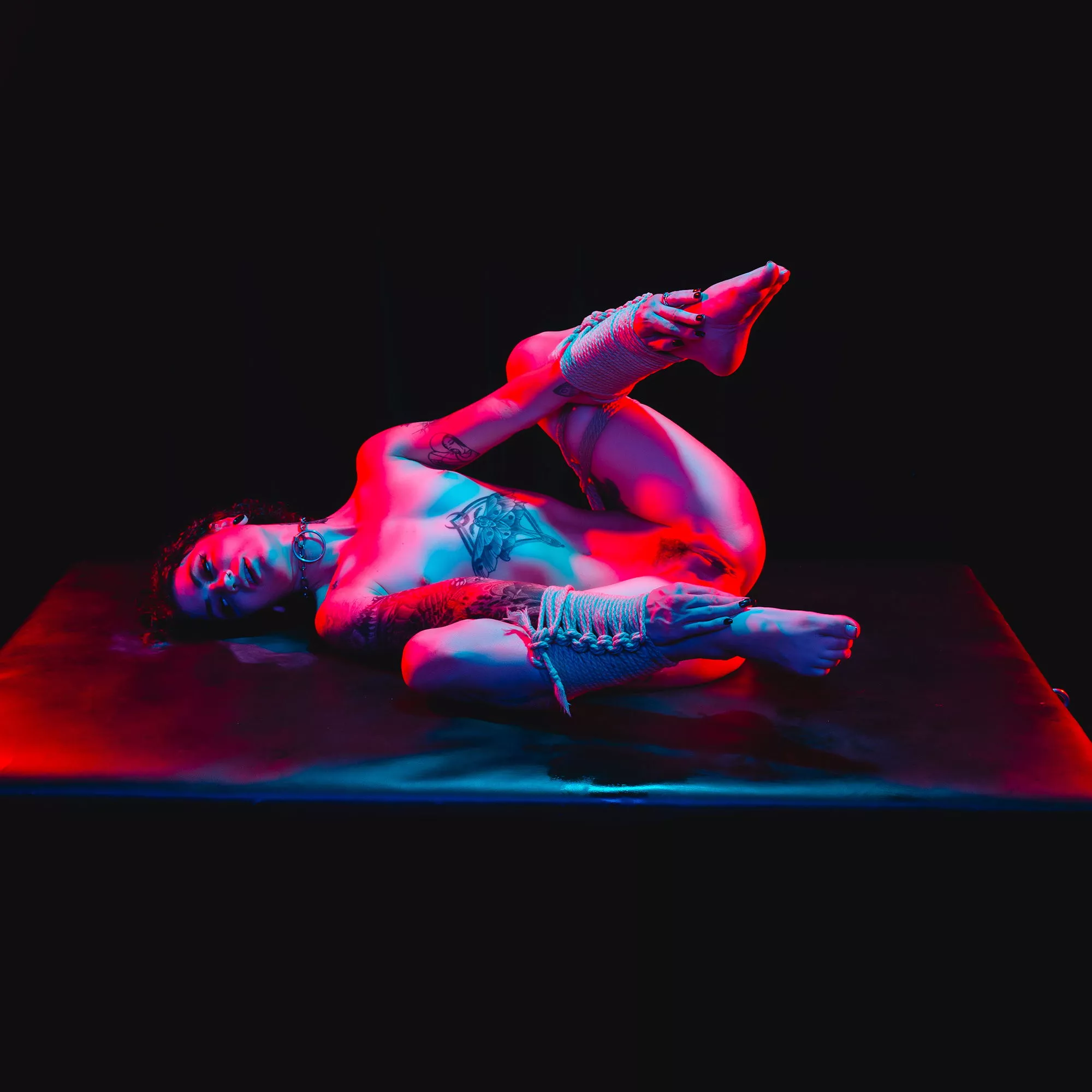 Lydia Black wrists and ankles - rope and photo by me (The Dark Arts) posted by CrushedVelvetX