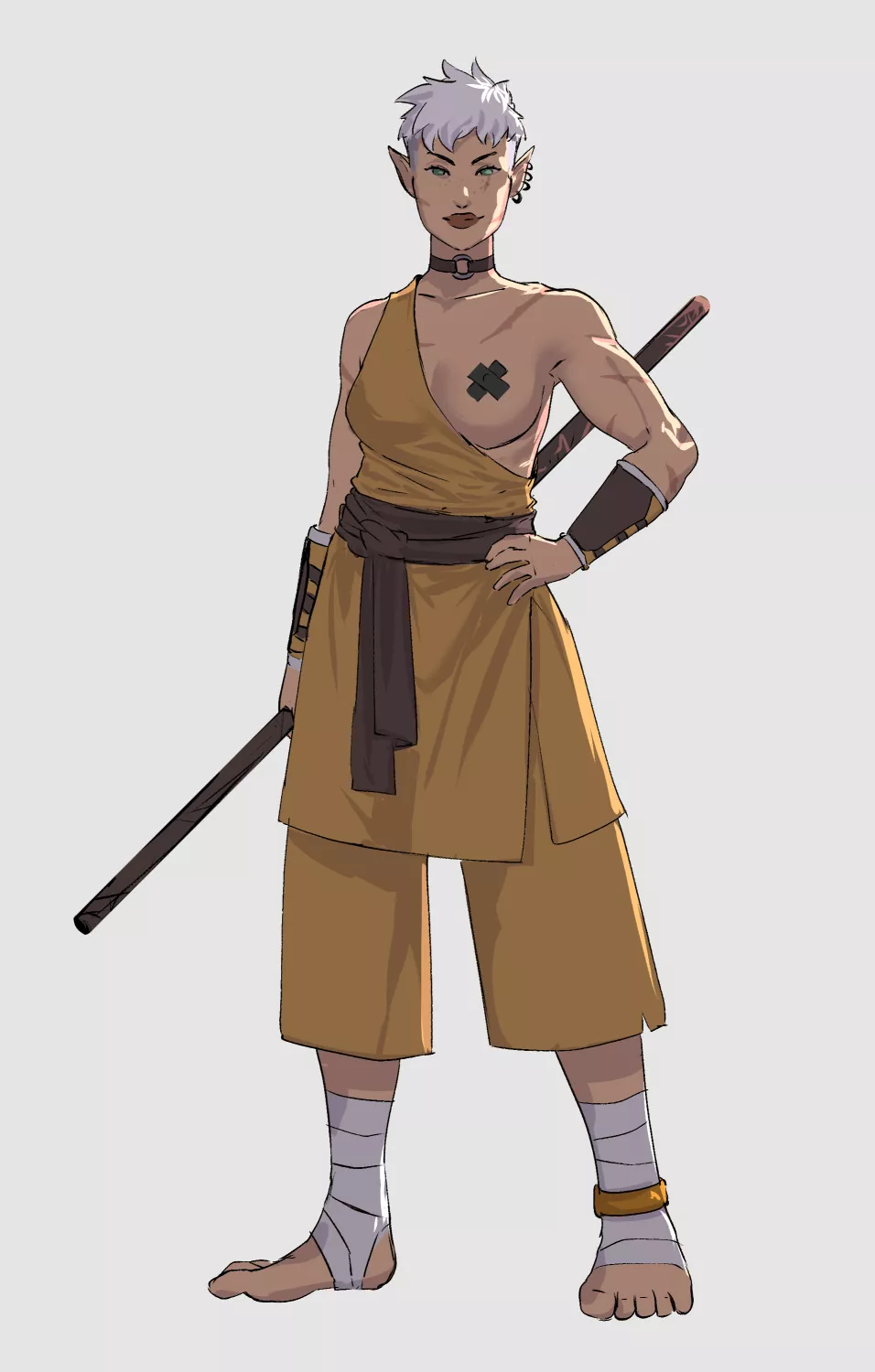 Monk (original art by me) posted by ptsalad