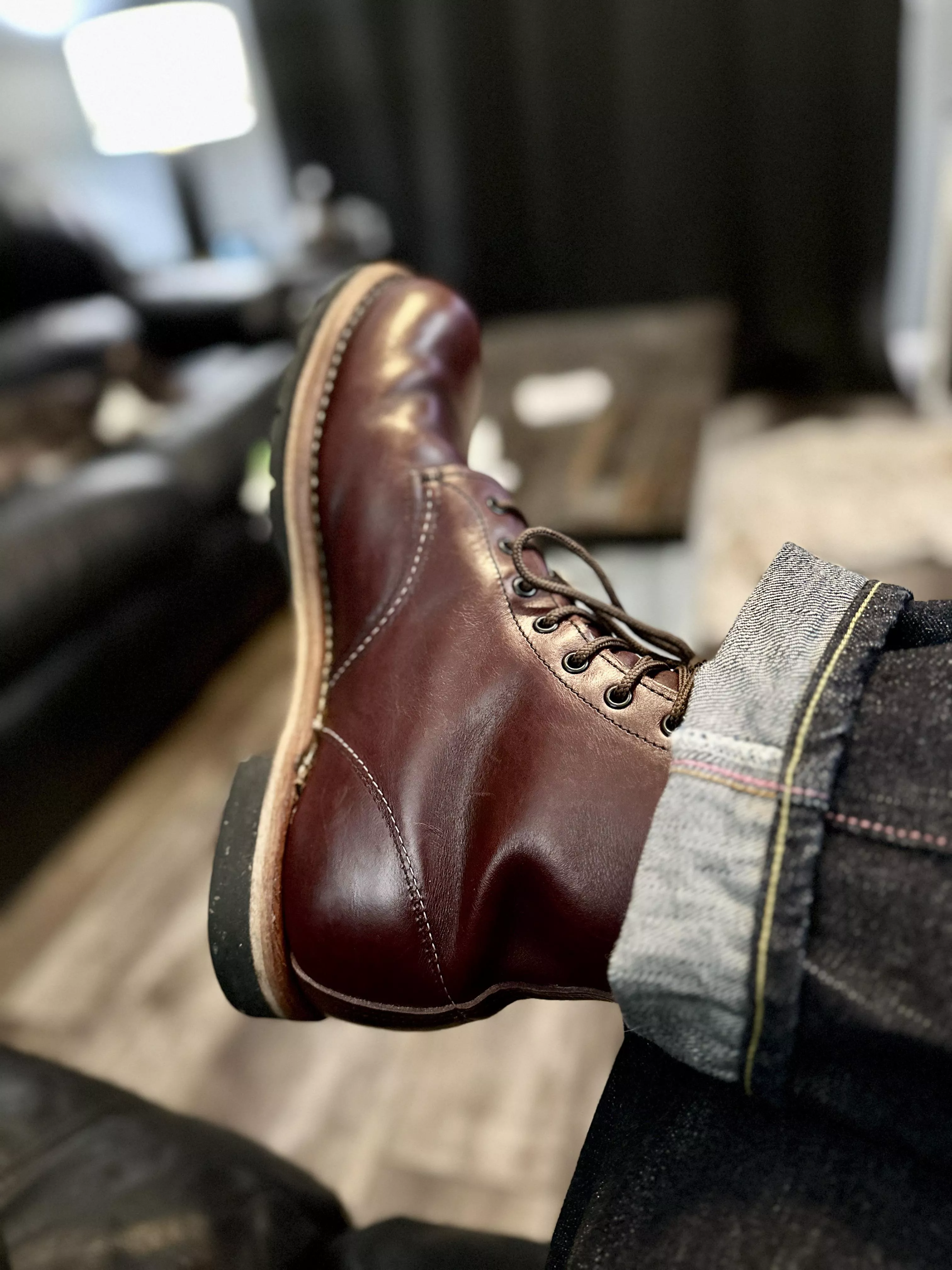 New to me Redwing Beckman boots. Freshly cleaned and new laces. The prior owner had them resoled as well. $270. posted by LongDecision1