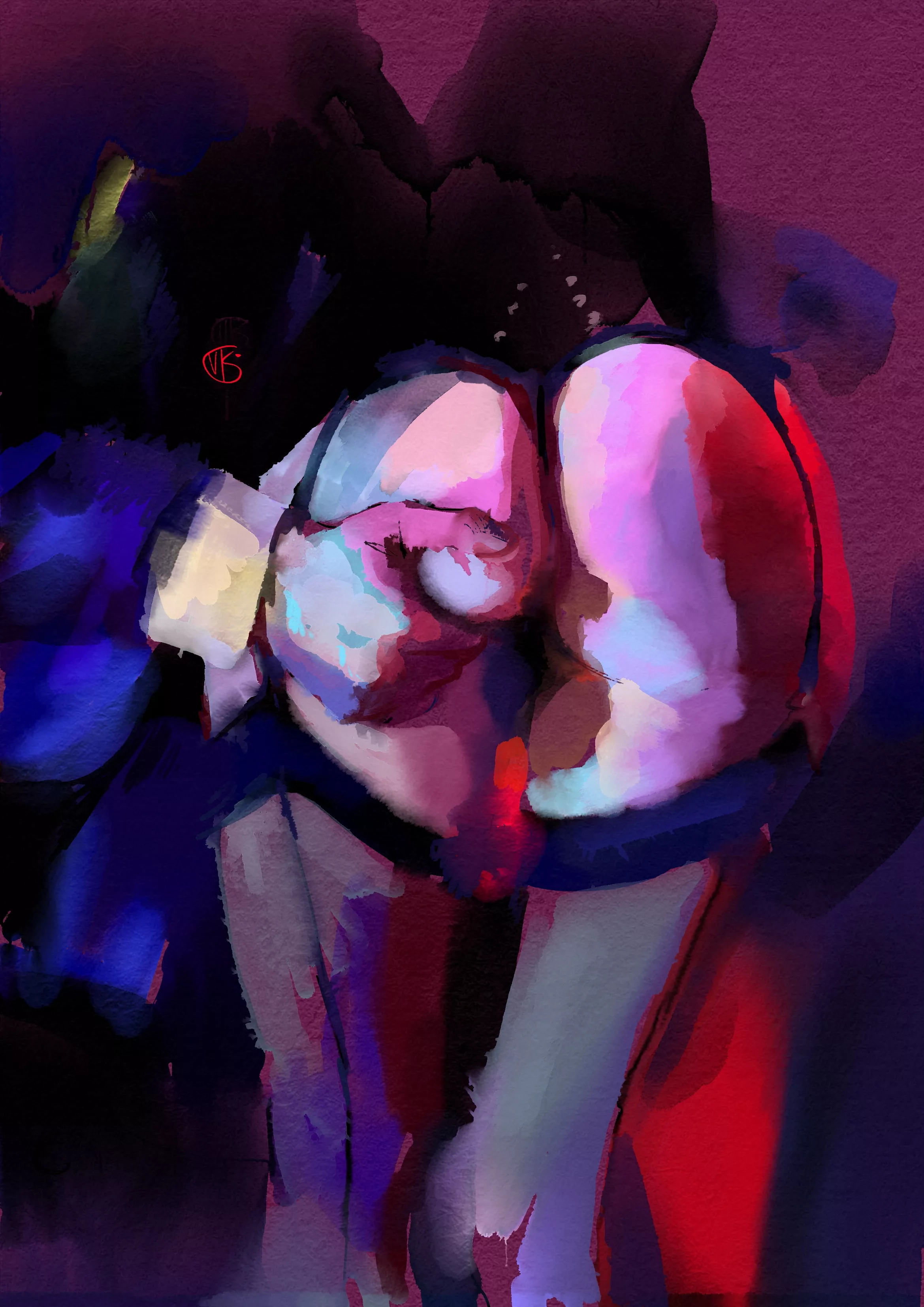 Red posted by valeria_ko_art