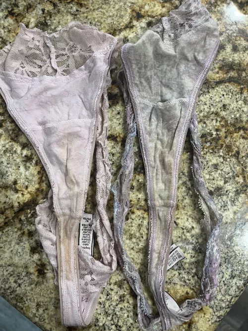 Wife’s dirty panties straight from the dirty hamper by Miketc07