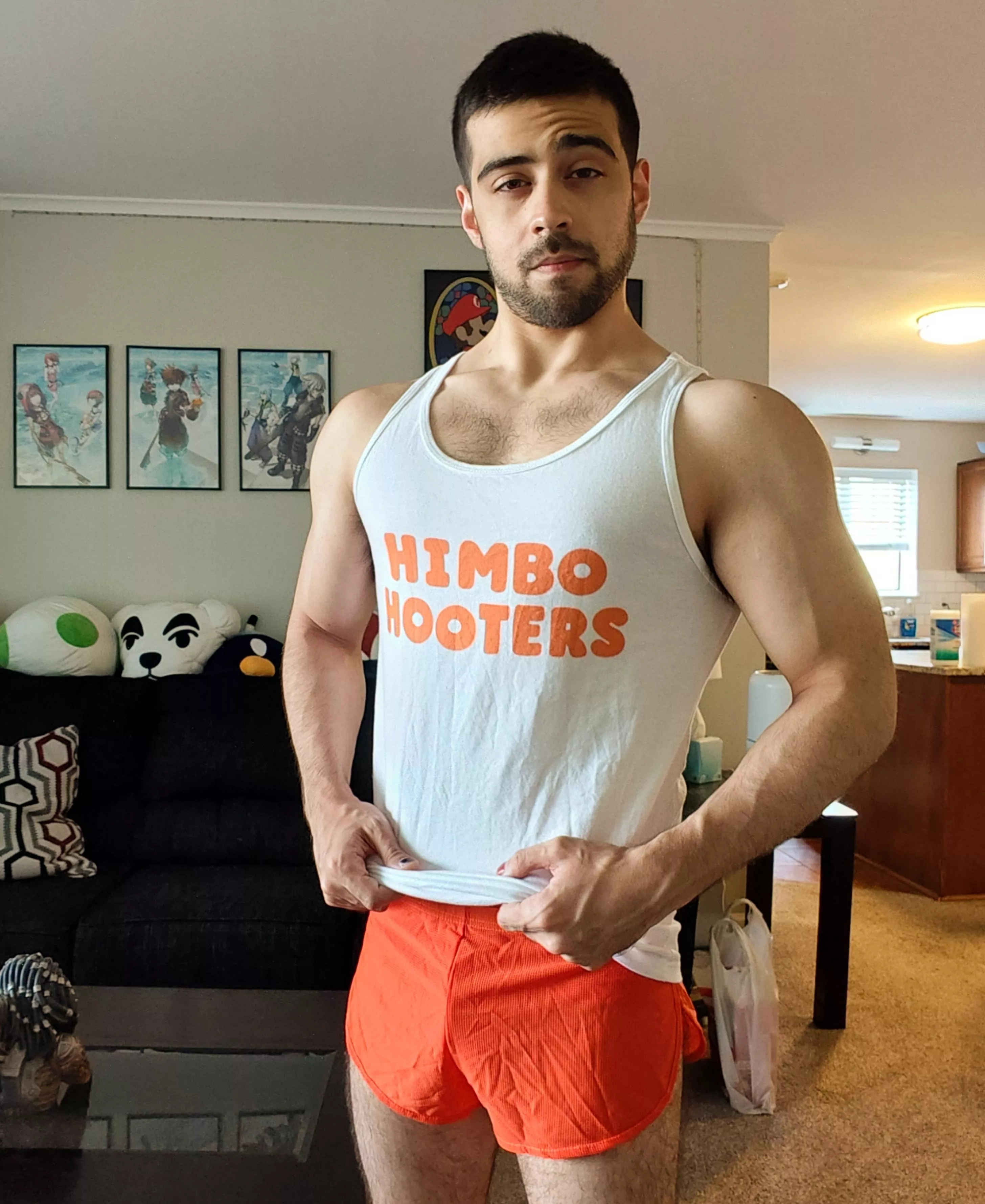 I feel like everyone owns that Himbo or Femboy Hooters tank.... Anyways here's mine. posted by Player_Michaelous