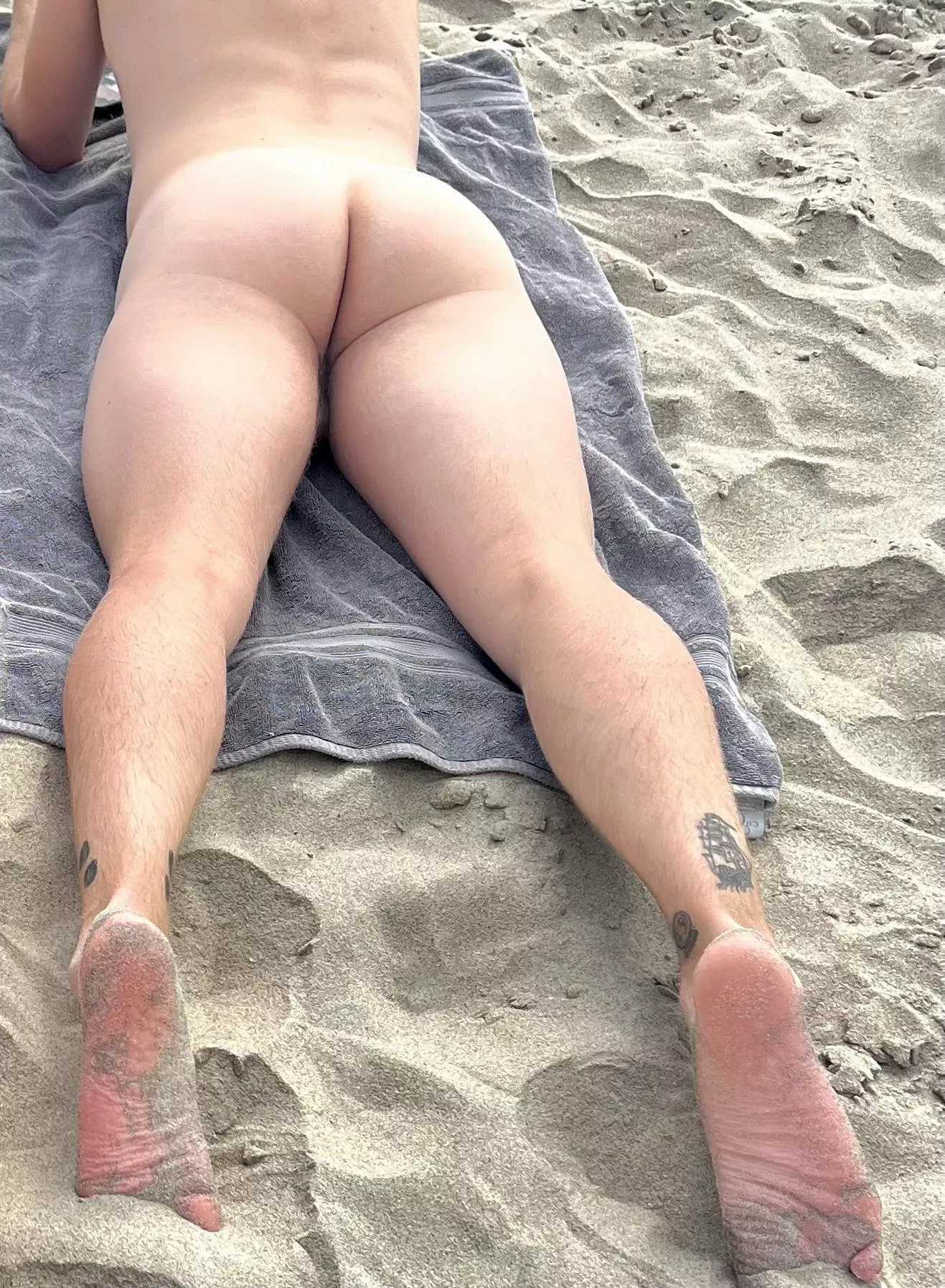 always fun at the nude beach 🏖️ posted by asher_moth
