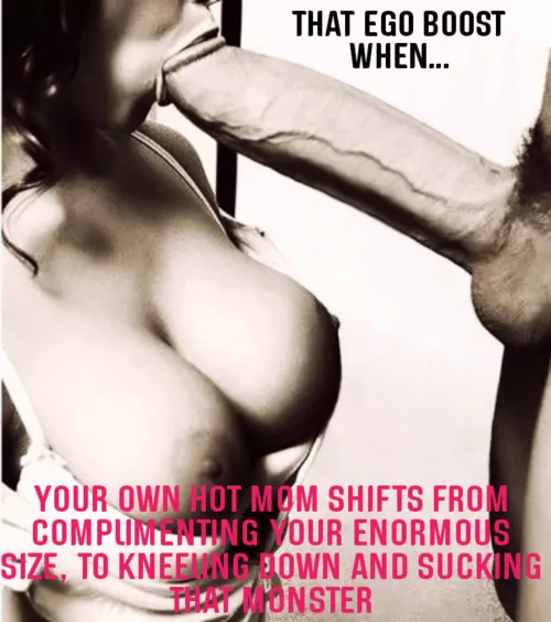 An alpha and his mom by swol-manaic