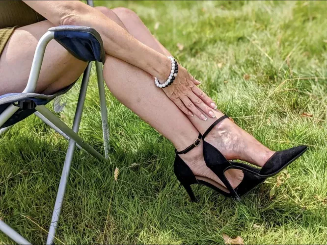 Black heels are the best. No? by Virtual-Average7786