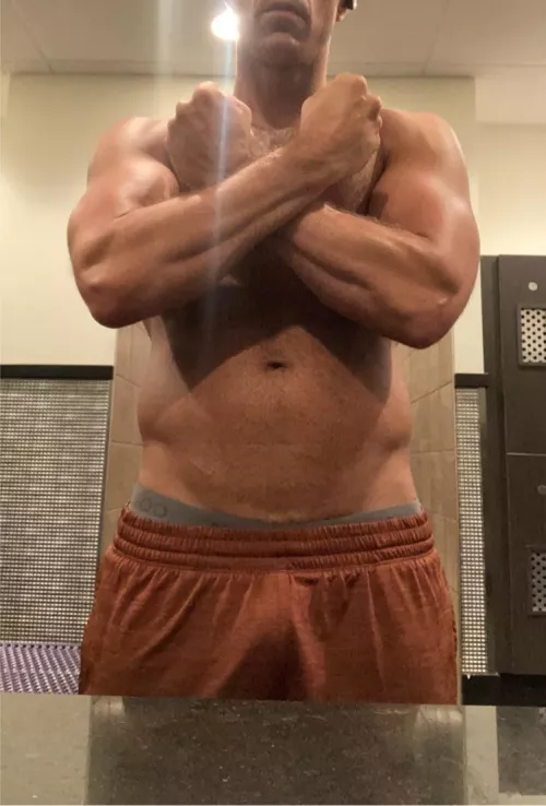 Chest and tris FTW. Nips are covered, so maybe this is just [m]ild by Ill-Pin-4283