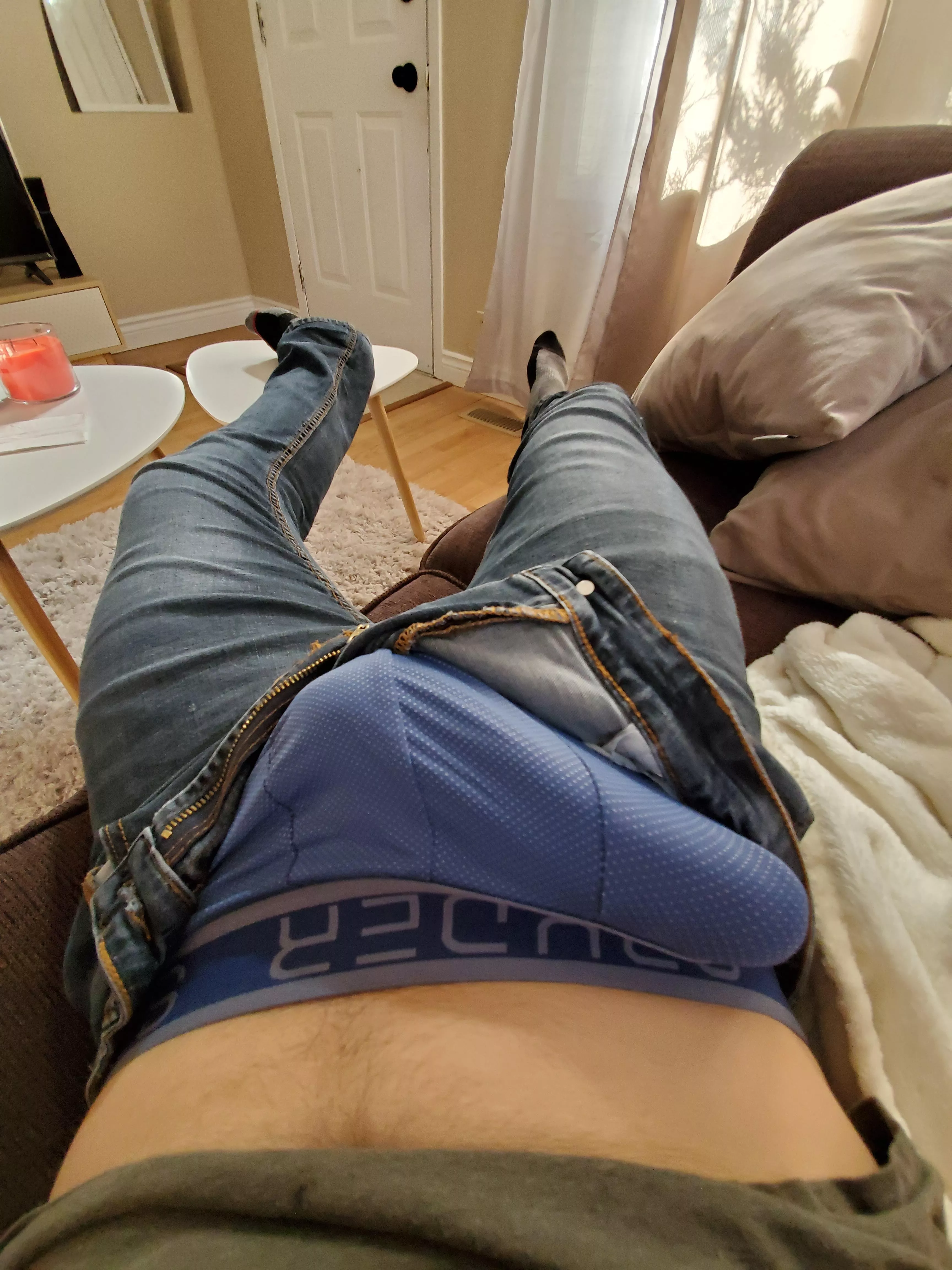 I couldn't button them back up if I tried. posted by MorganChambers22