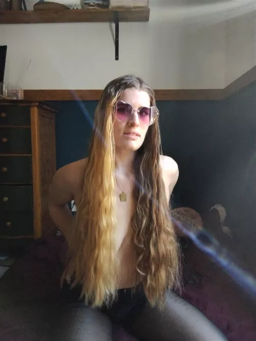 I really prefer my hair to any actual shirt. by Gleam_Girl