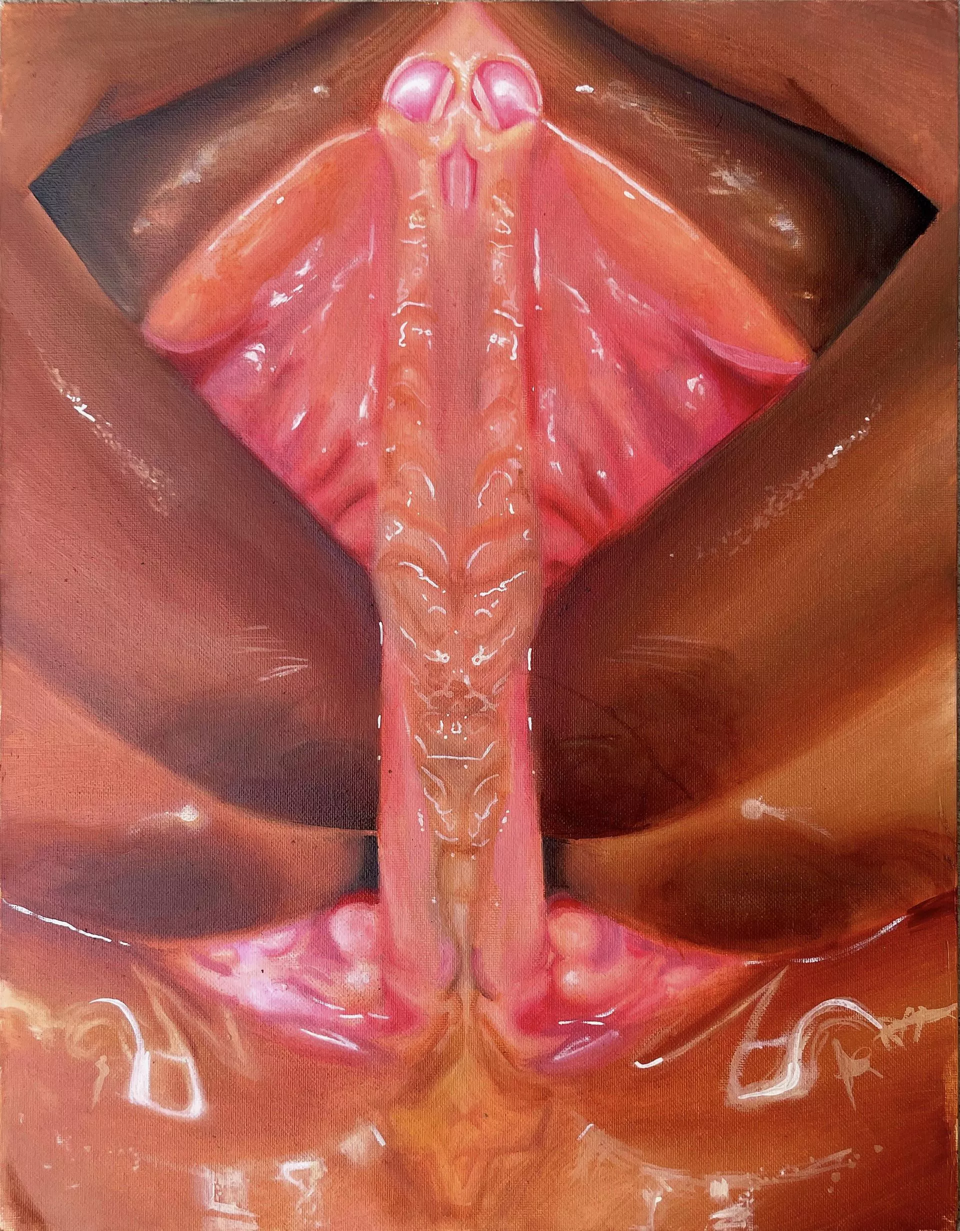 Lumberjack Sisters, by me (NAJAI), Oils, 2023 posted by Naneepdf