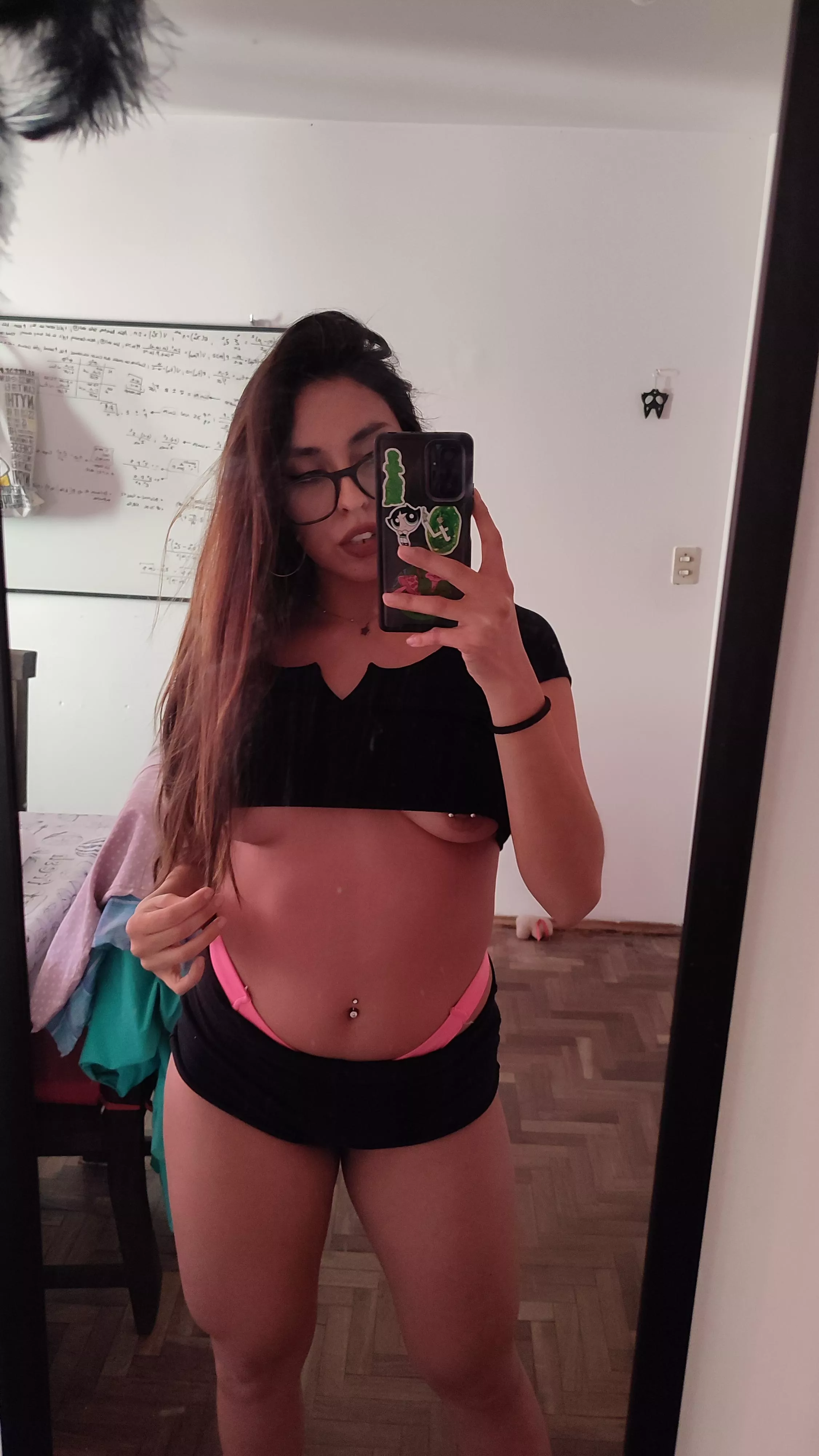 Photo in the mirror after the gym posted by melissax15x