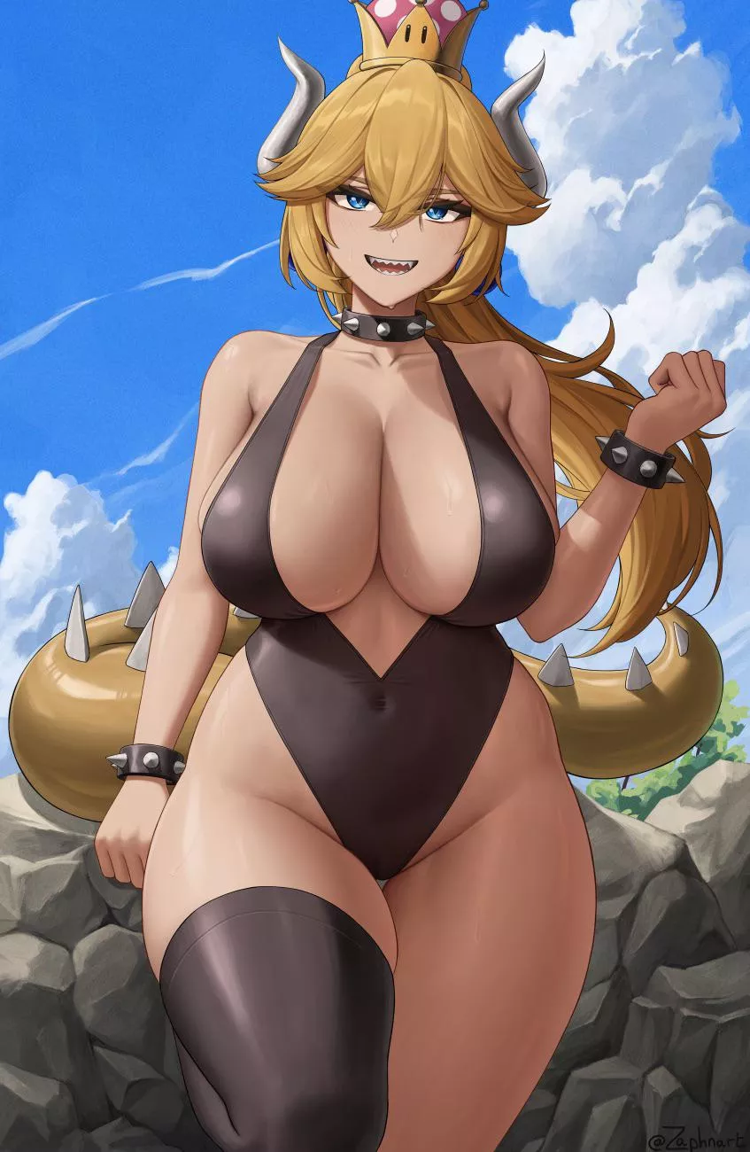 Thicc Bowsette in a swimsuit posted by thehentaisupplier