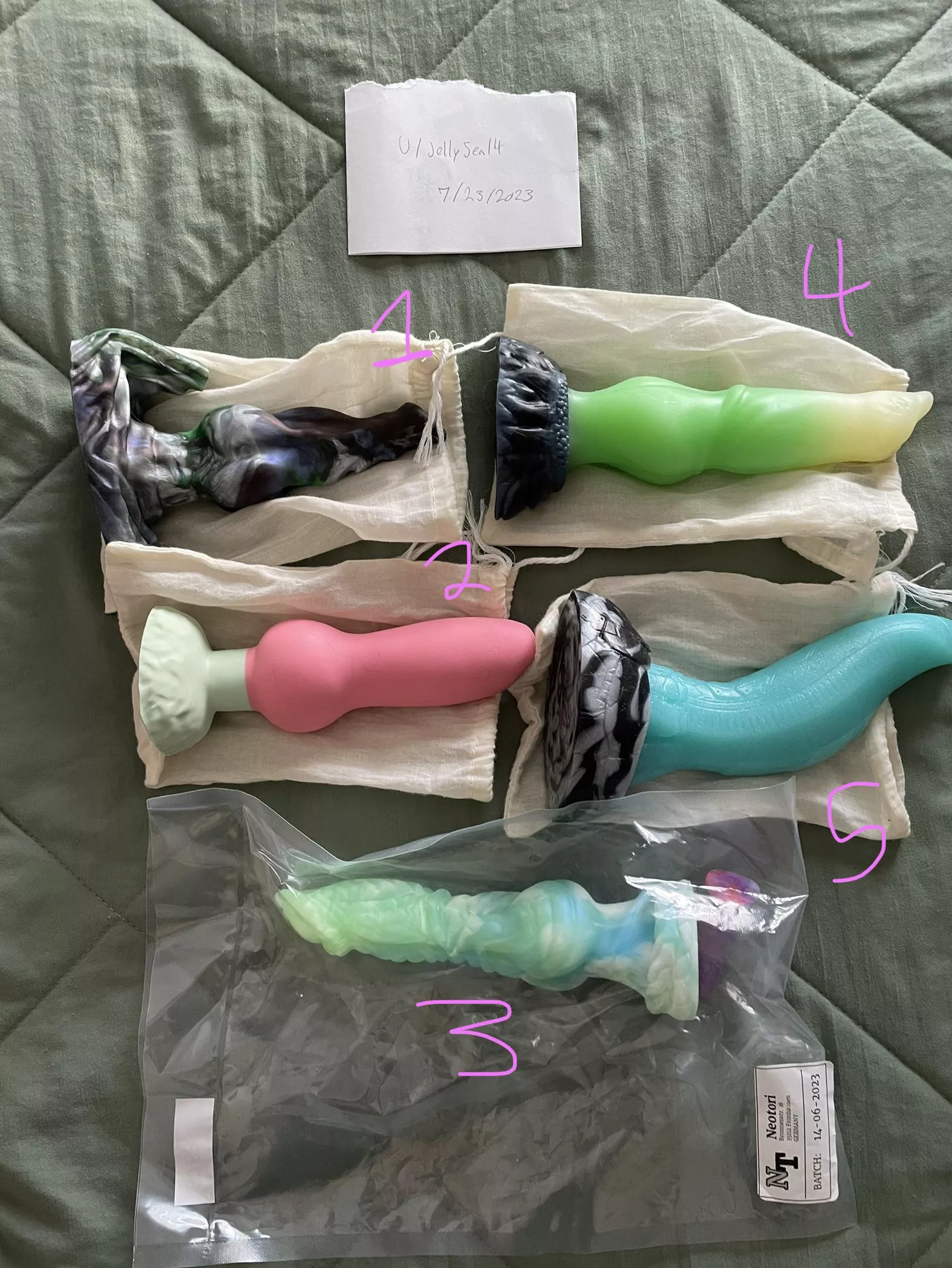 WTS New and used neotori and bad dragon toys! posted by JellySeal4