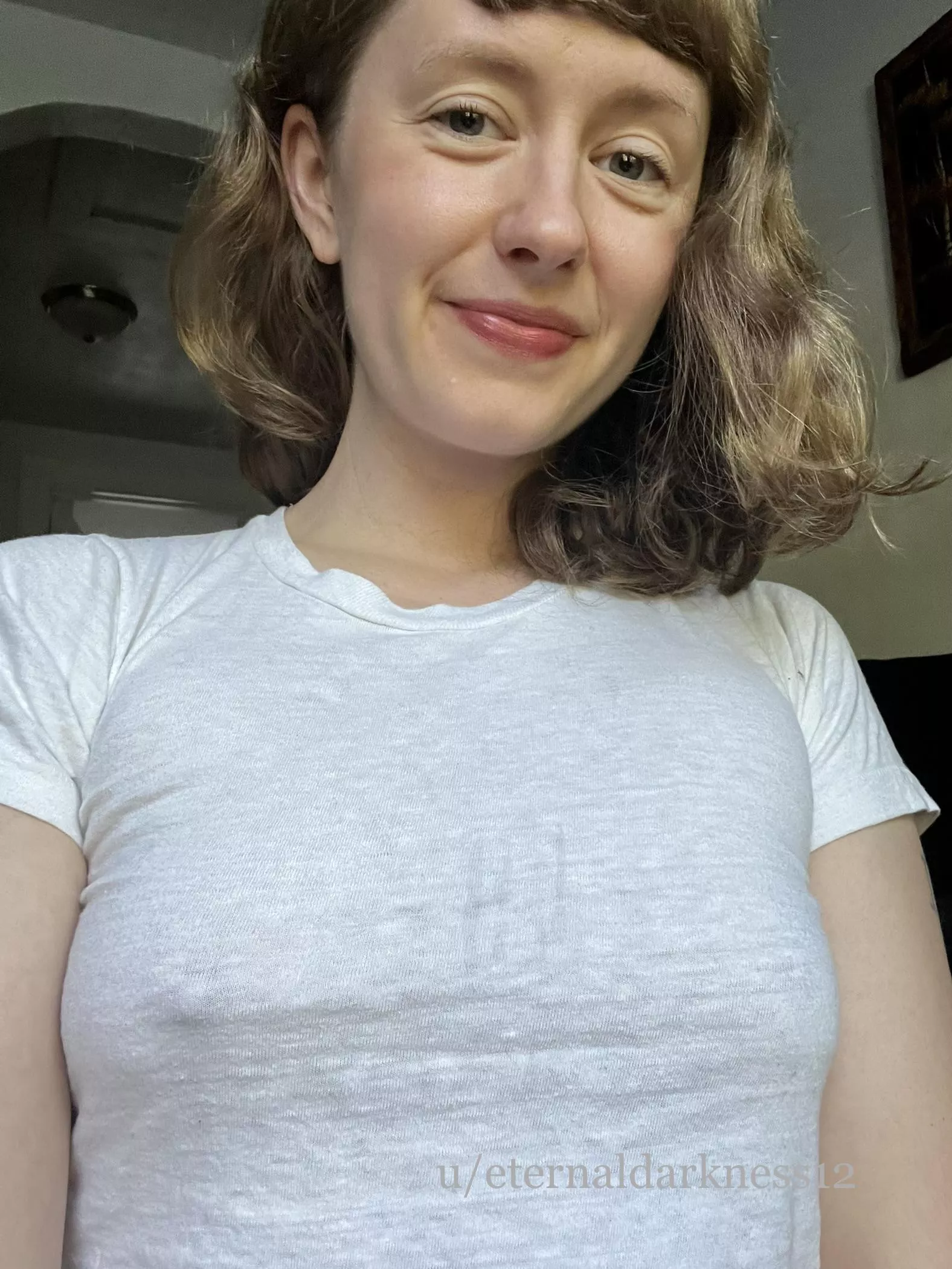 You’d be able to see a bra through this shirt so I simply cannot wear one! posted by eternaldarkness12