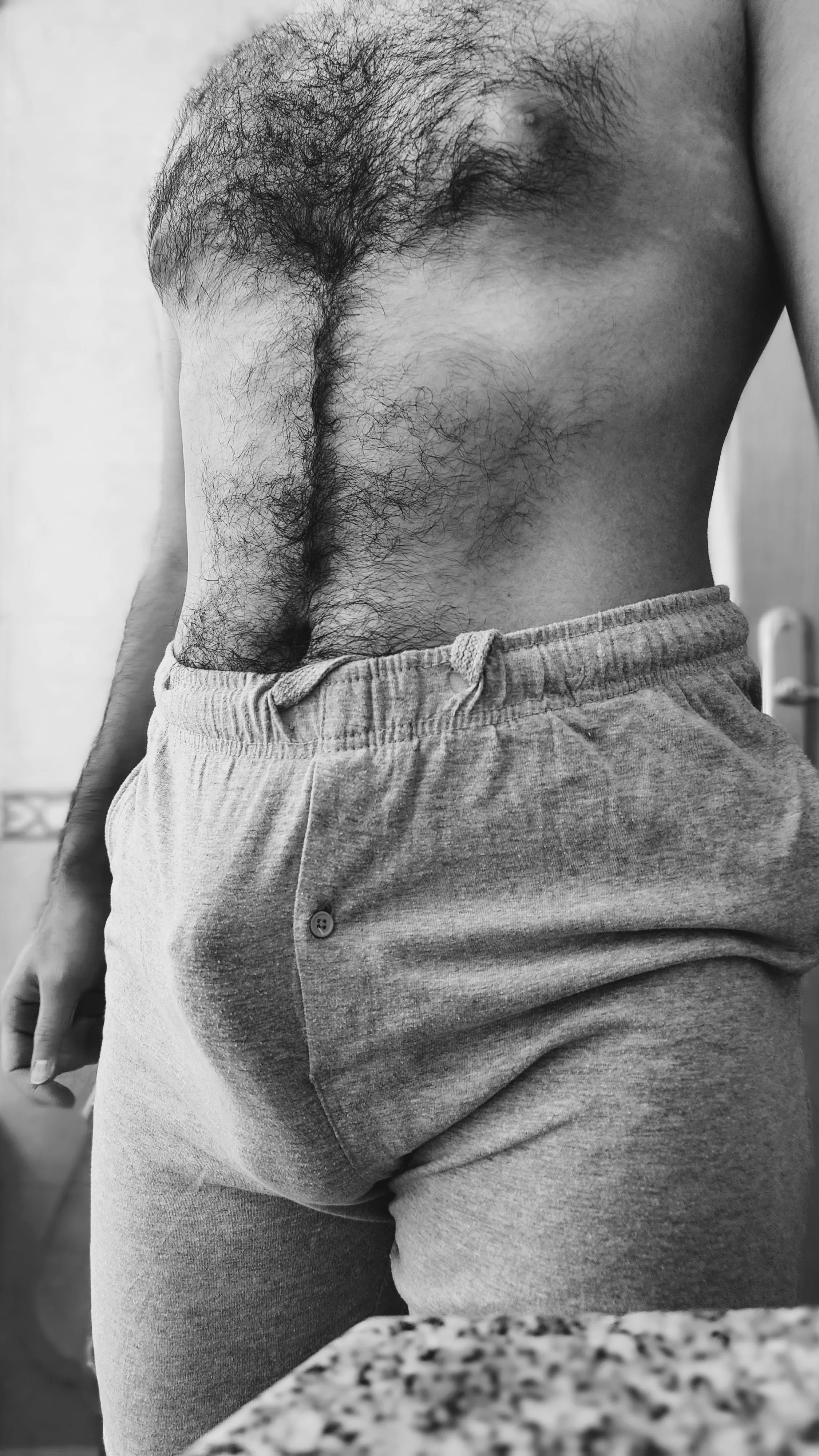 23 - grey sweatpants can be dangerous! posted by liteybulbz