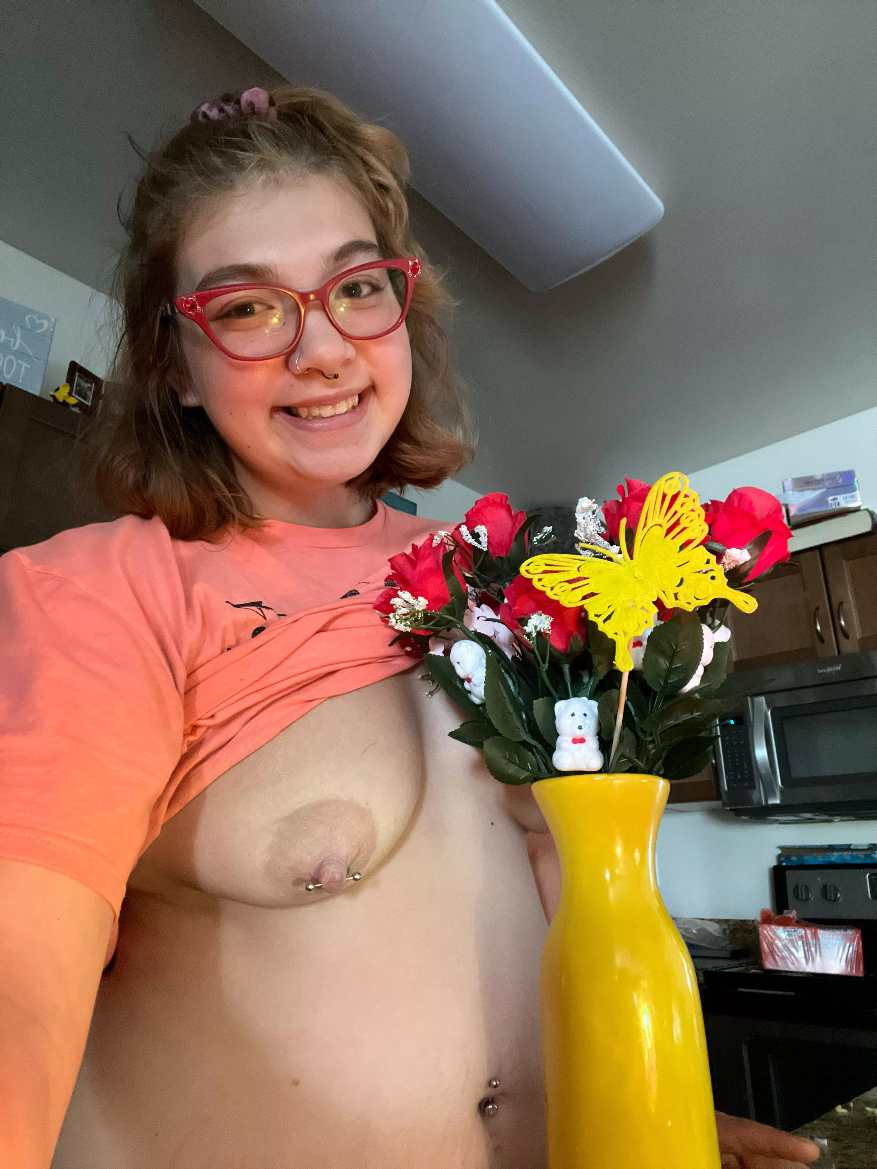 A bouquet of flowers are always welcome posted by CrayCrayxRayRay