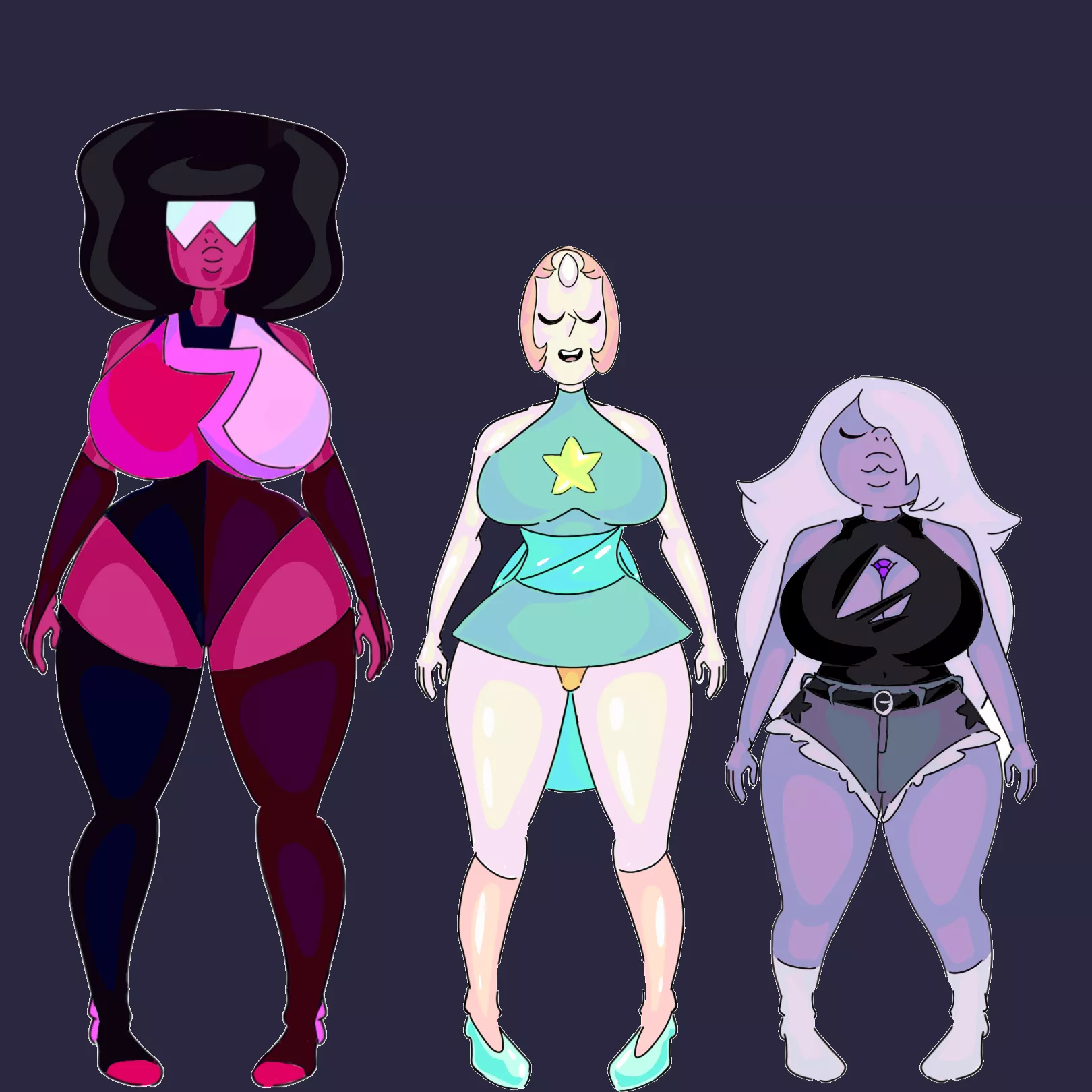 [ART BY ME] Thicc gems!! posted by Ahhhhh24680