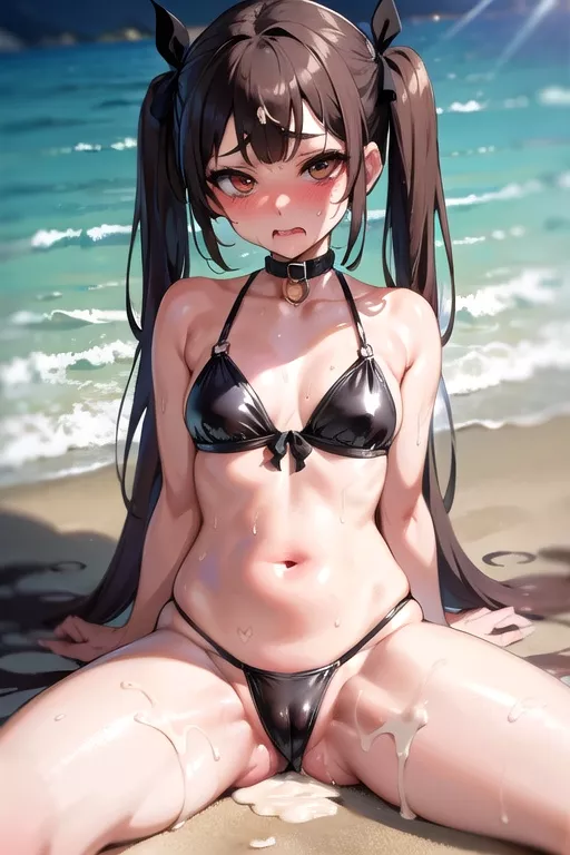 beach day with vivian posted by ahegaolaifu0