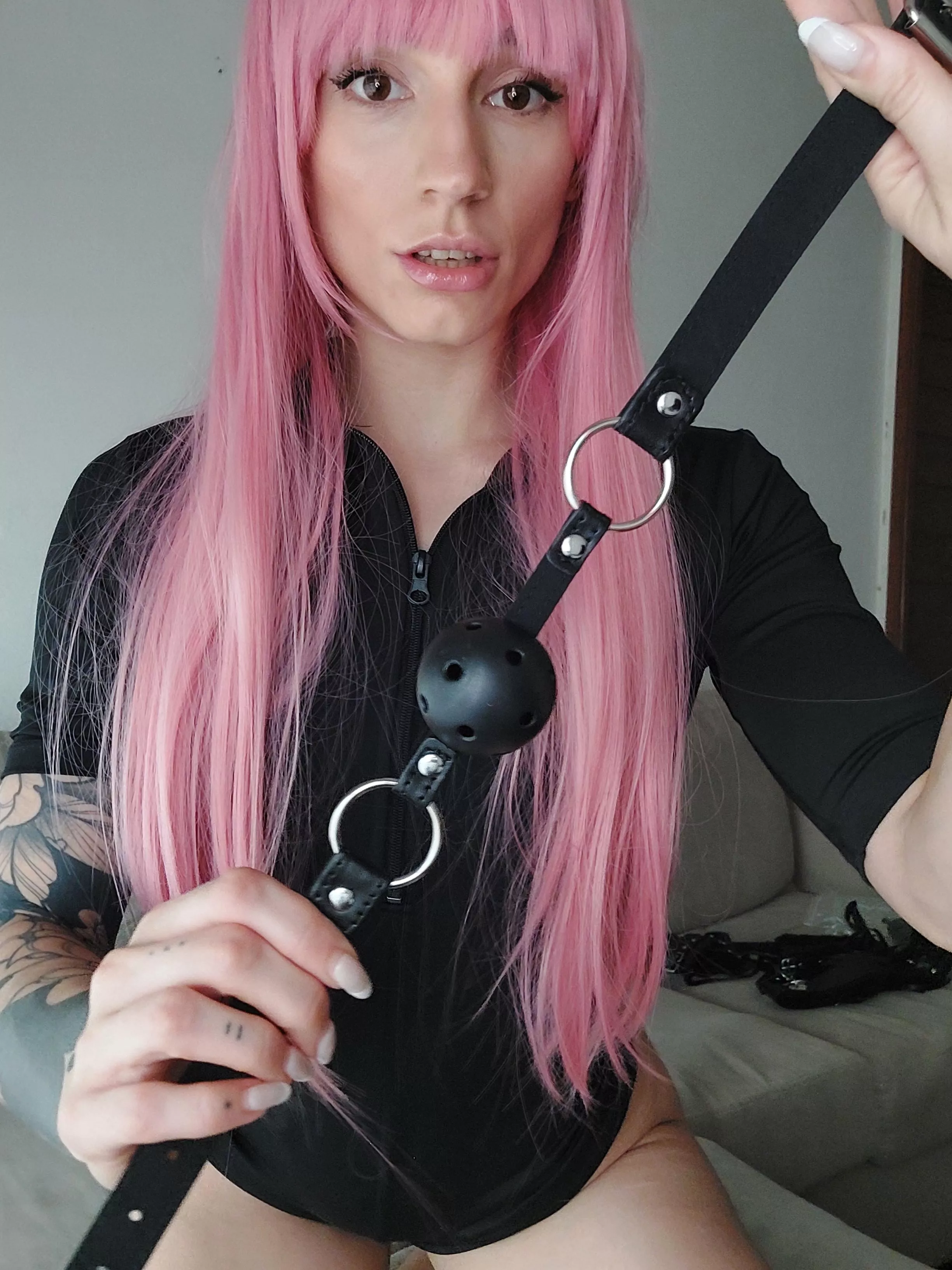 Come here beta, we'll play a game where you can't talk or yell... posted by bellixalexia