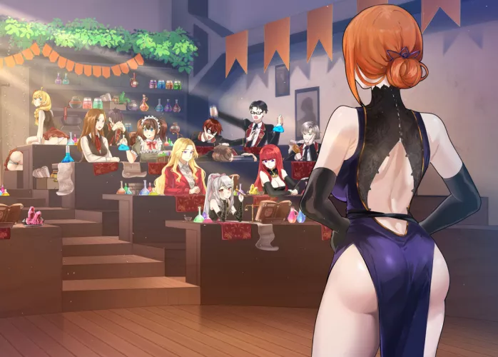 Cool booty redhead teacher [WANDERER: Broken Bed] by WANDERER_GAME