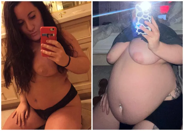 I look like I swallowed a beach ball by curvagecaseyBBW