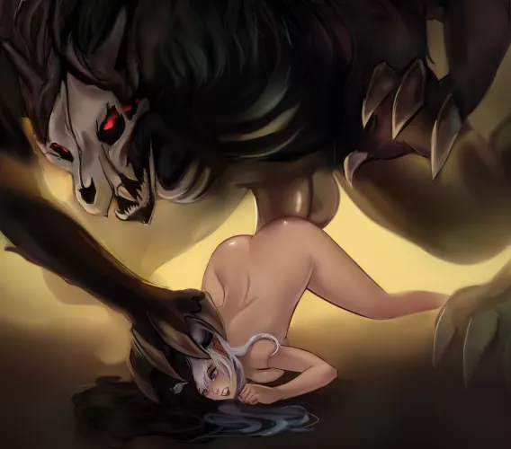 Monster x Girl (Marwmellow) by sir_kiwi_bird