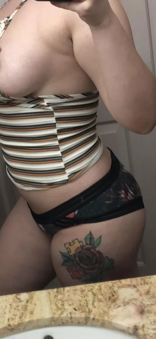 Ready to wear these Victoria secret panties for you! During a soccer match, biking, in our 100 degree weather! [selling] [usa] by DeIightfulDani