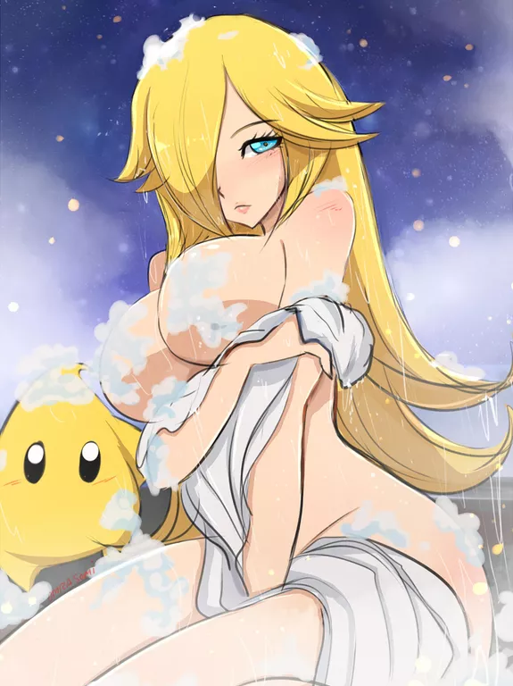Rosalina bathing posted by Terran117