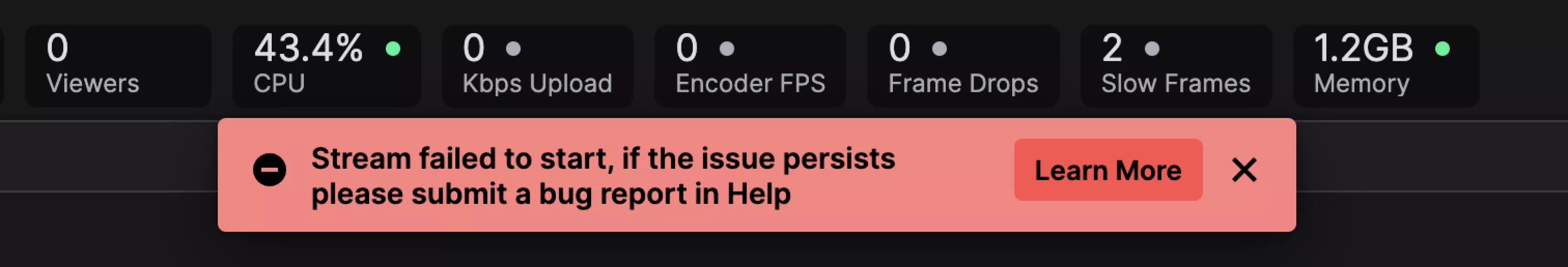 twitch studio is failing to stream after enabling 2FA. Tried uninstalling and resetting. Help? by Spare-Plum