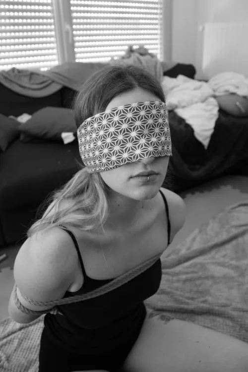 Very Good Chest Harness. Nice Blindfold as Well by Comfortable-Egg1572