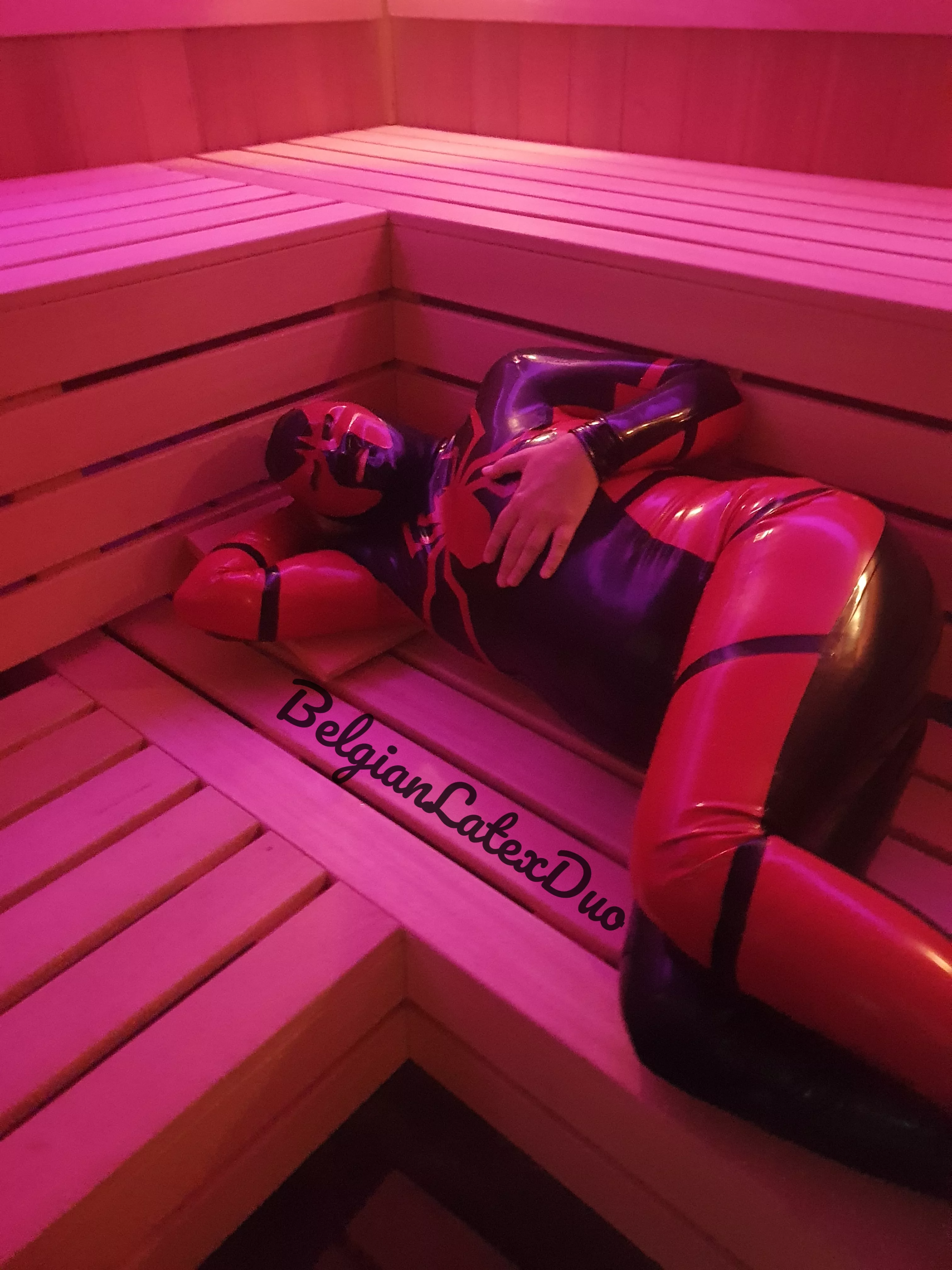 Wellness day... posted by BelgianLatexDuo