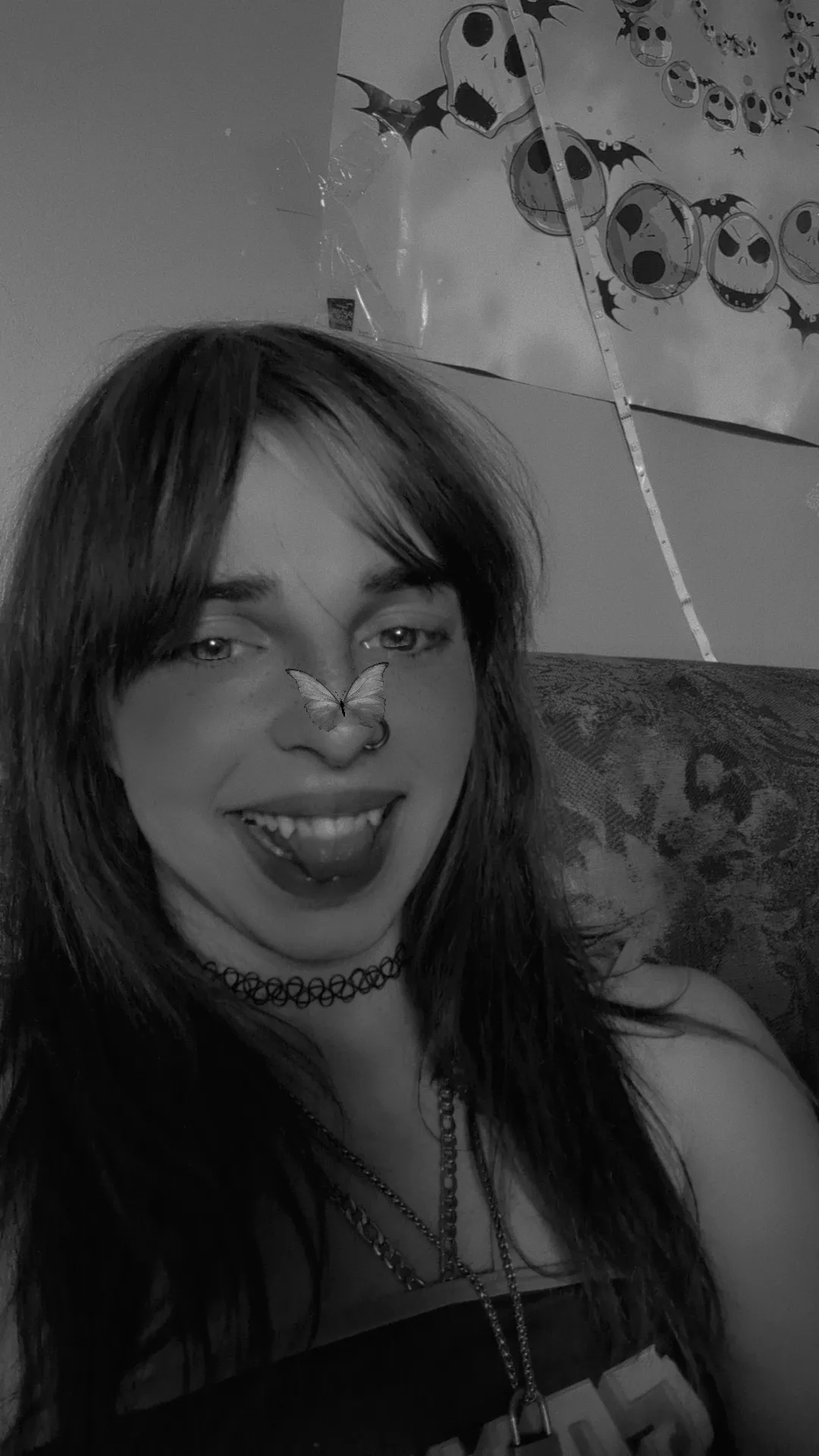 Decided to go for a black and white picture 😊 posted by Anastasia_Motionless