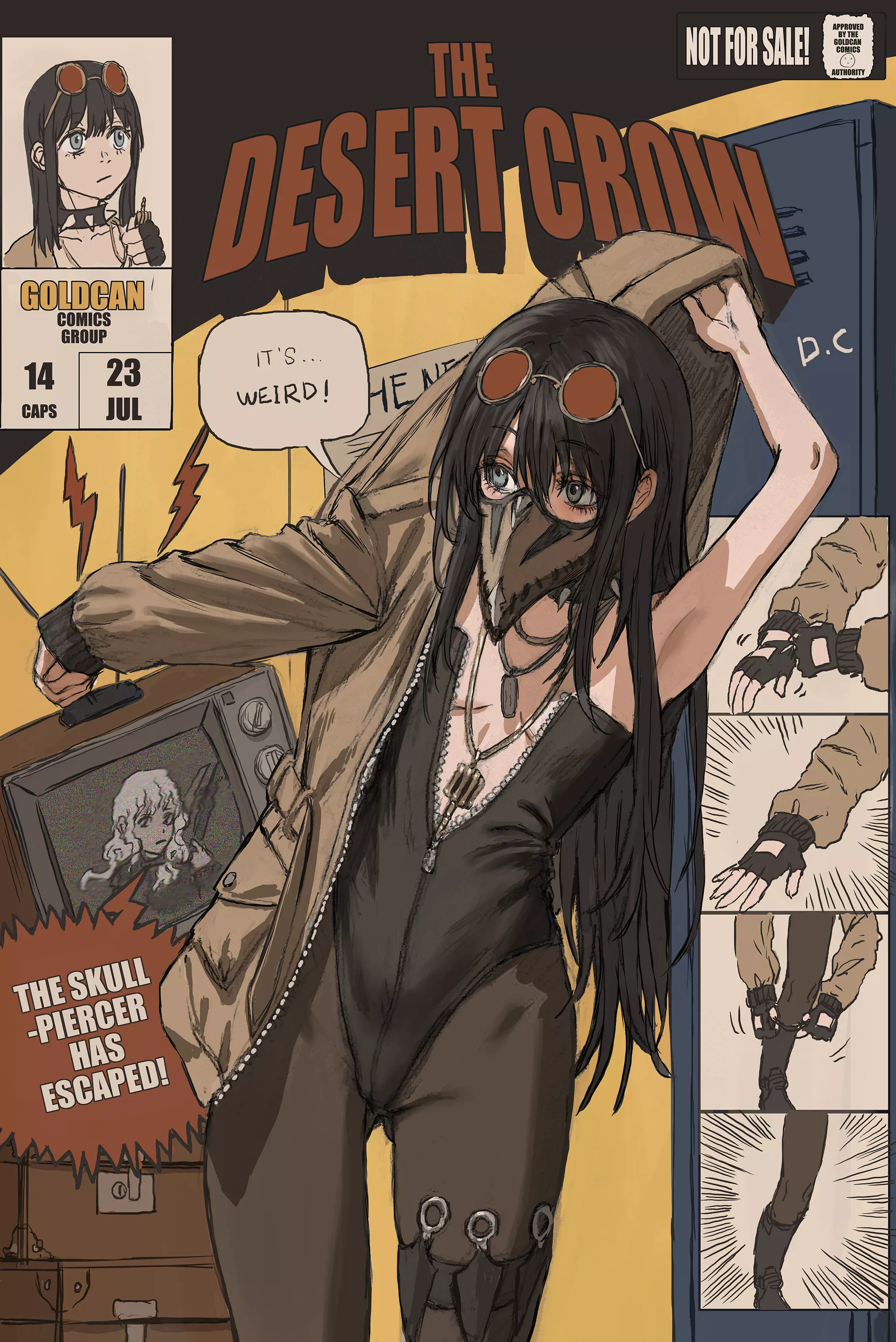 Desert Crow posted by CheetahSperm18