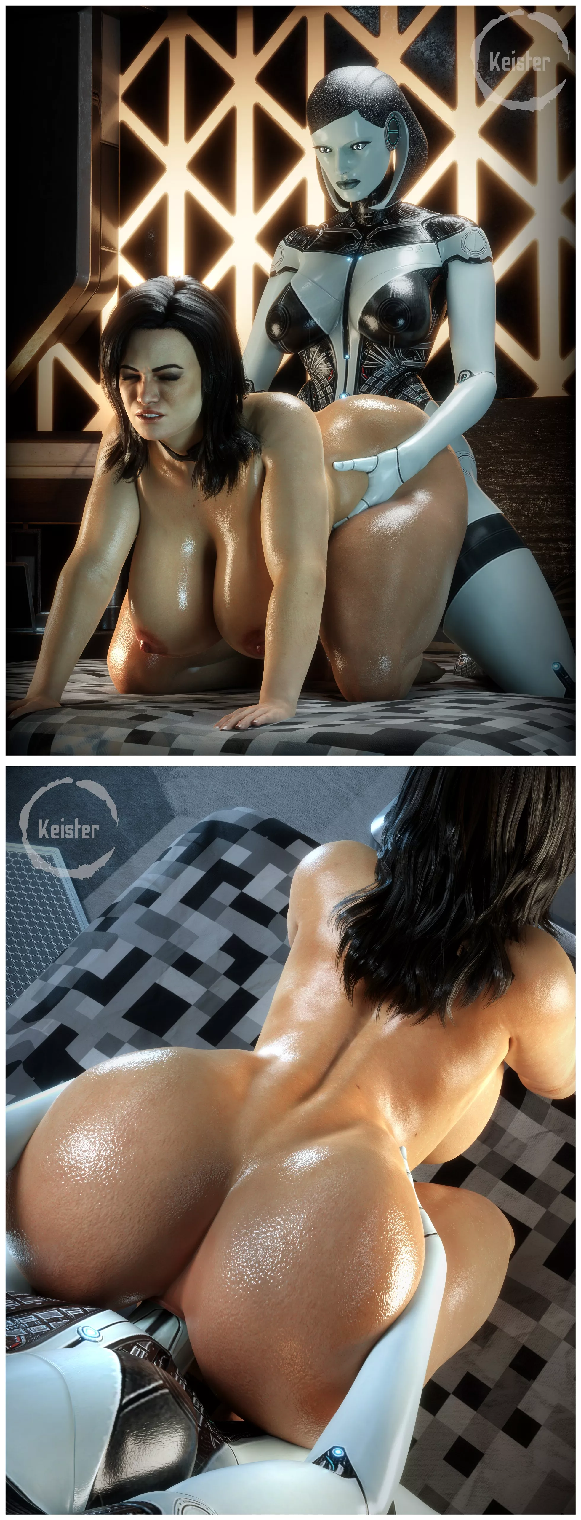 EDI taking thicc Miranda to pound town. Miranda Lawson (Keister3D) posted by Rastifan