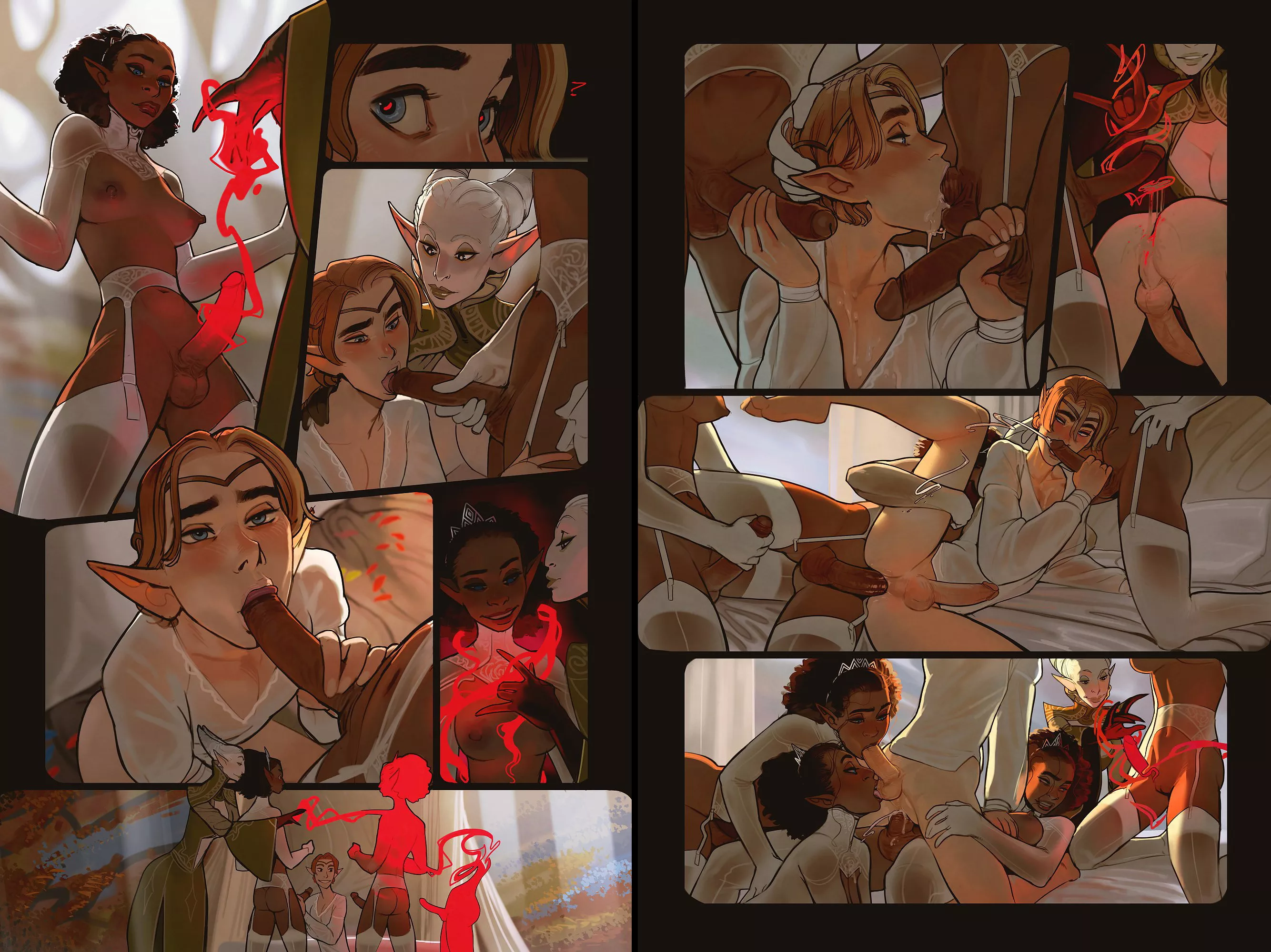 Elf cutie gangbanged (Incase) posted by ObserveAndHerve