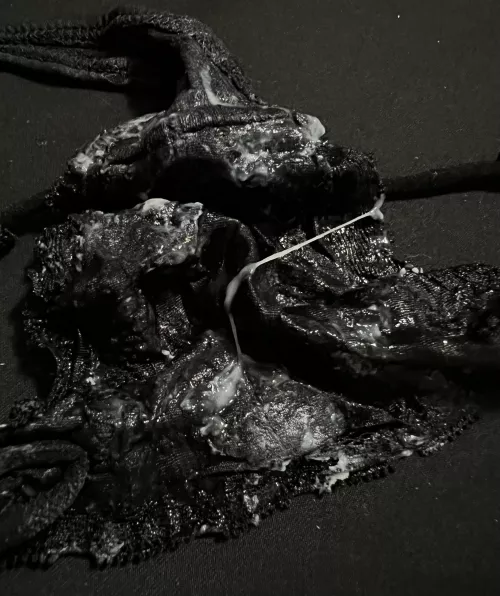 I came 3 times during the day with this delicious thong inside me🥵 by GoddessDrips