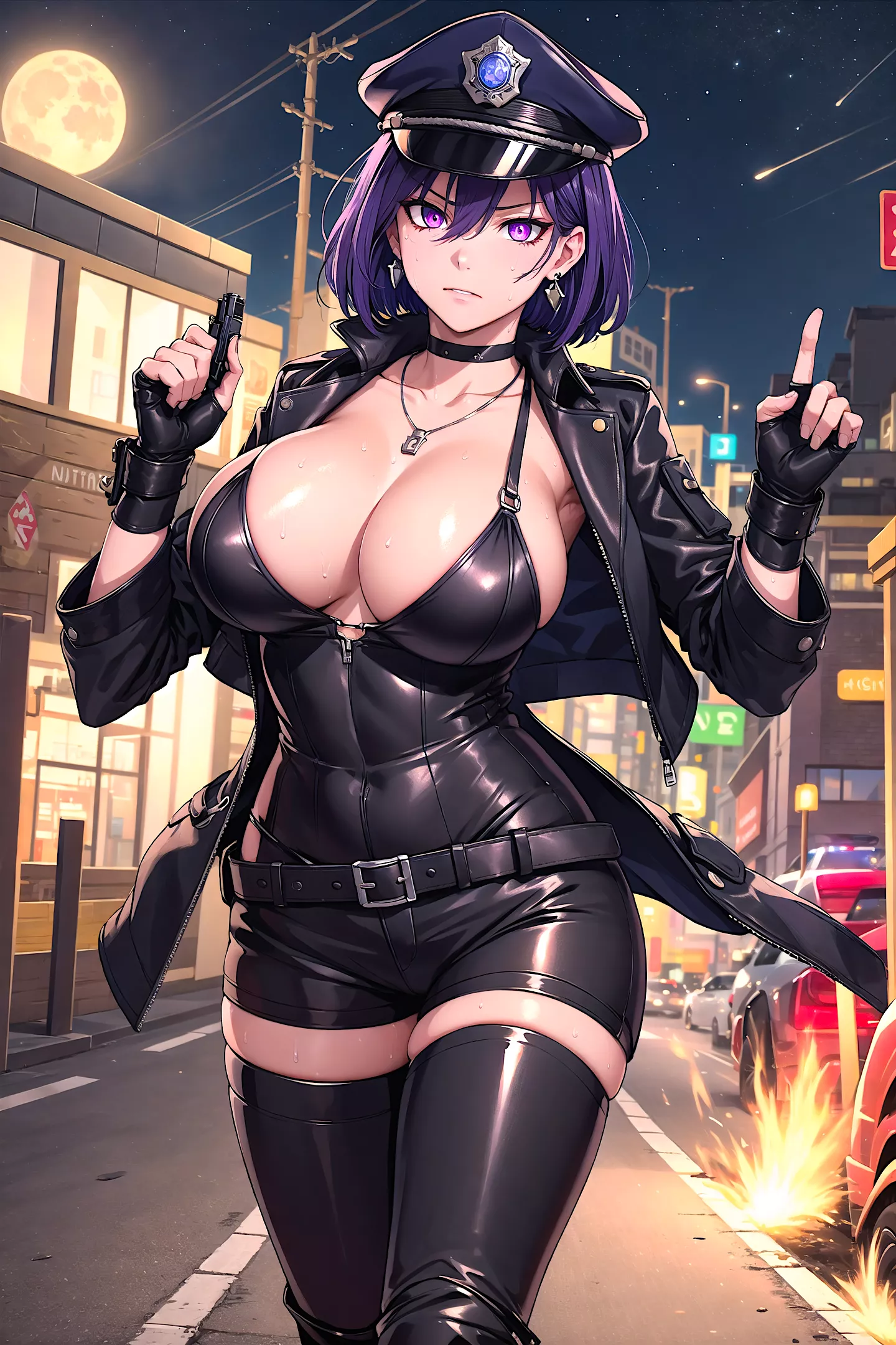 Lady Officer posted by CheetahSperm18