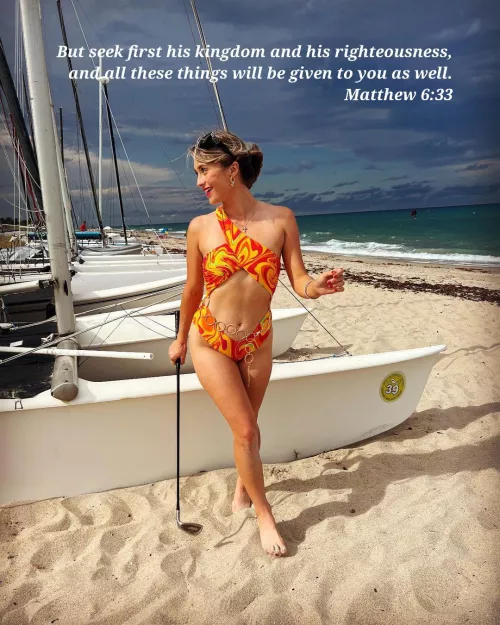 Matthew 6:33 and a bikini by sshuffield70
