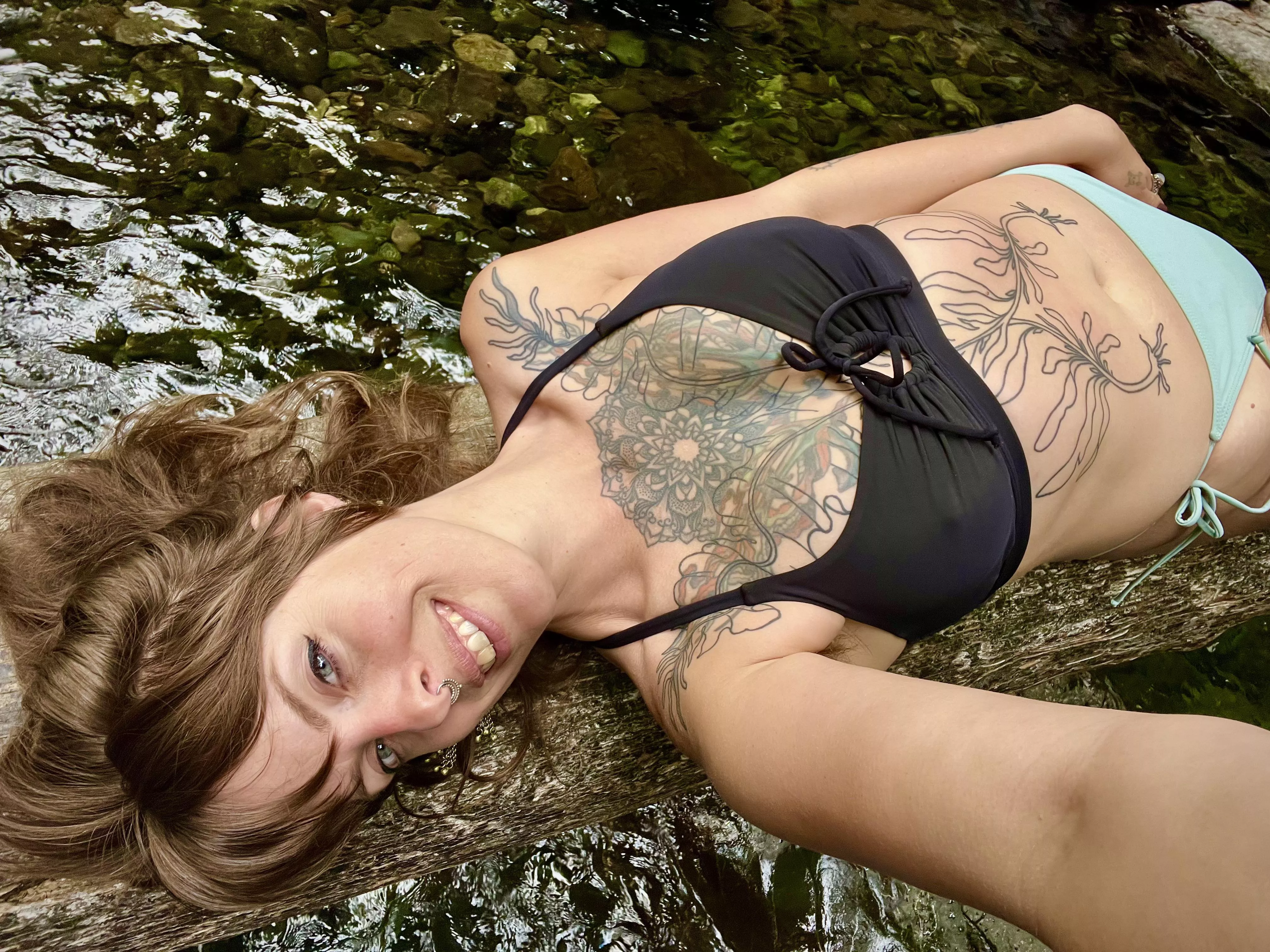 My bangs are mostly cooperating with gravity posted by tie_me_down_sailor