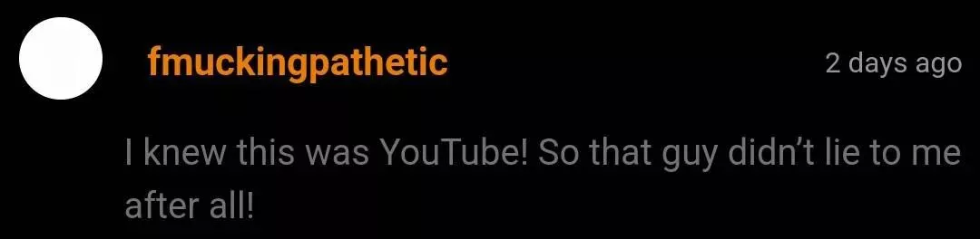 Nah who told him it was youtube💀 posted by Aggravating_Tale5182