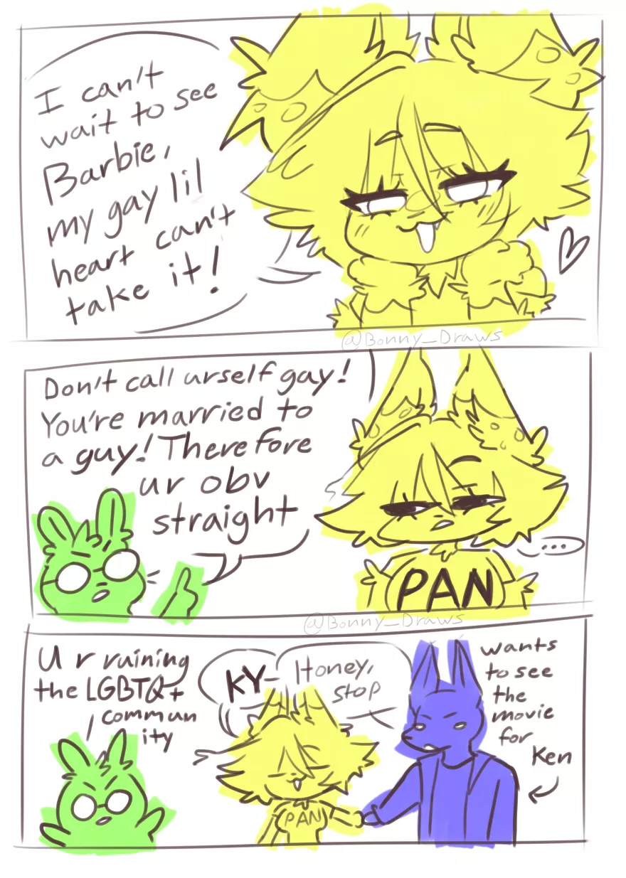 (OC) little comic I made about a little unpleasant experience 👍 posted by BonnyDraws