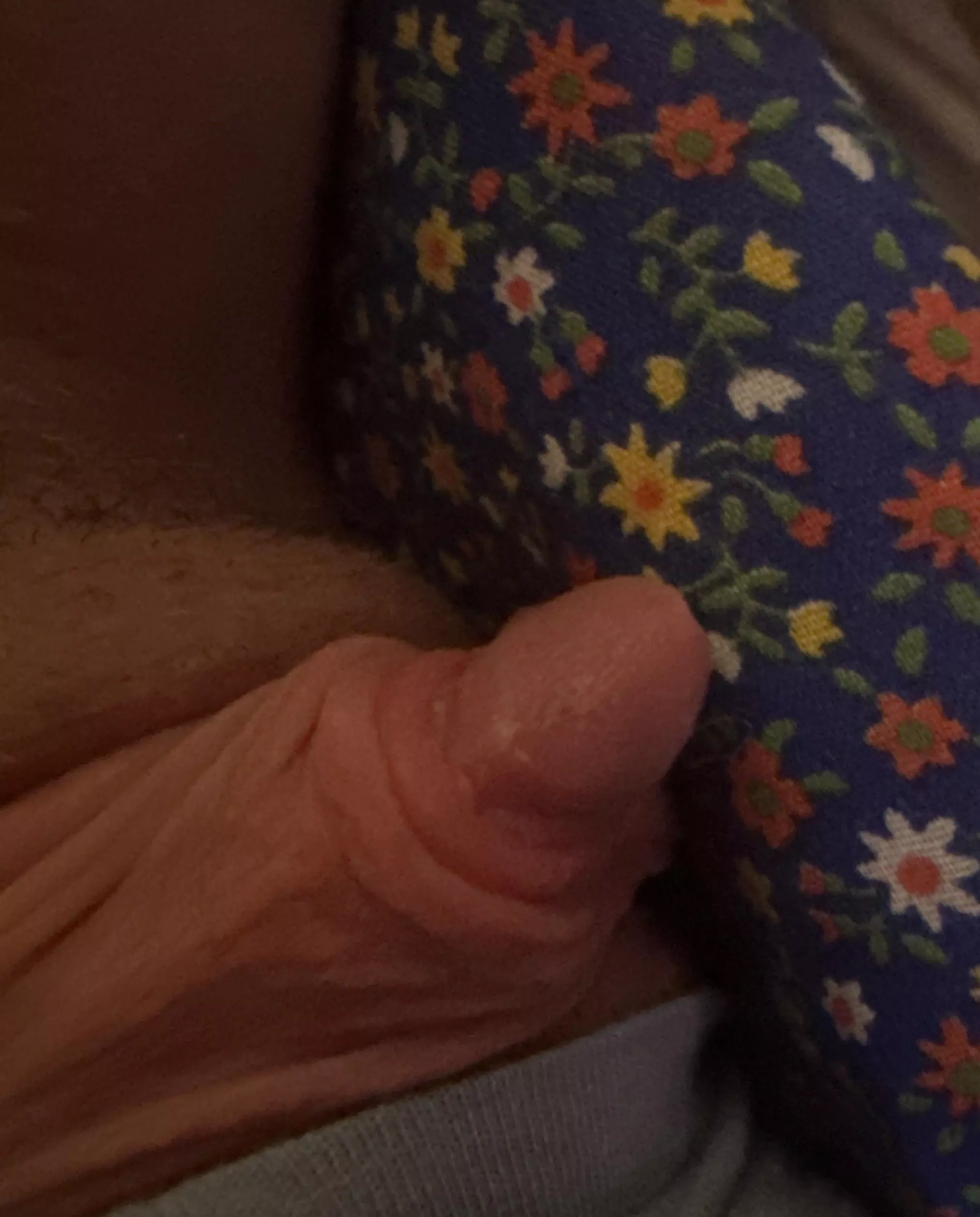 Pulled my Pj shorts to the side so daddy can check how swollen I am posted by Switchback666