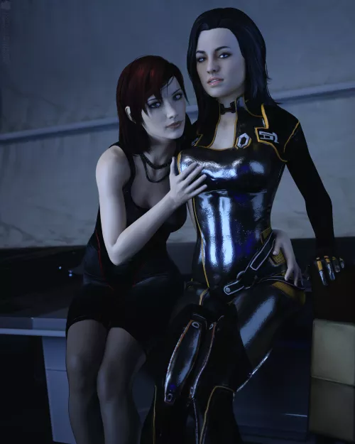 Shepard and Miranda (MissAlly) by Kuro-Oji